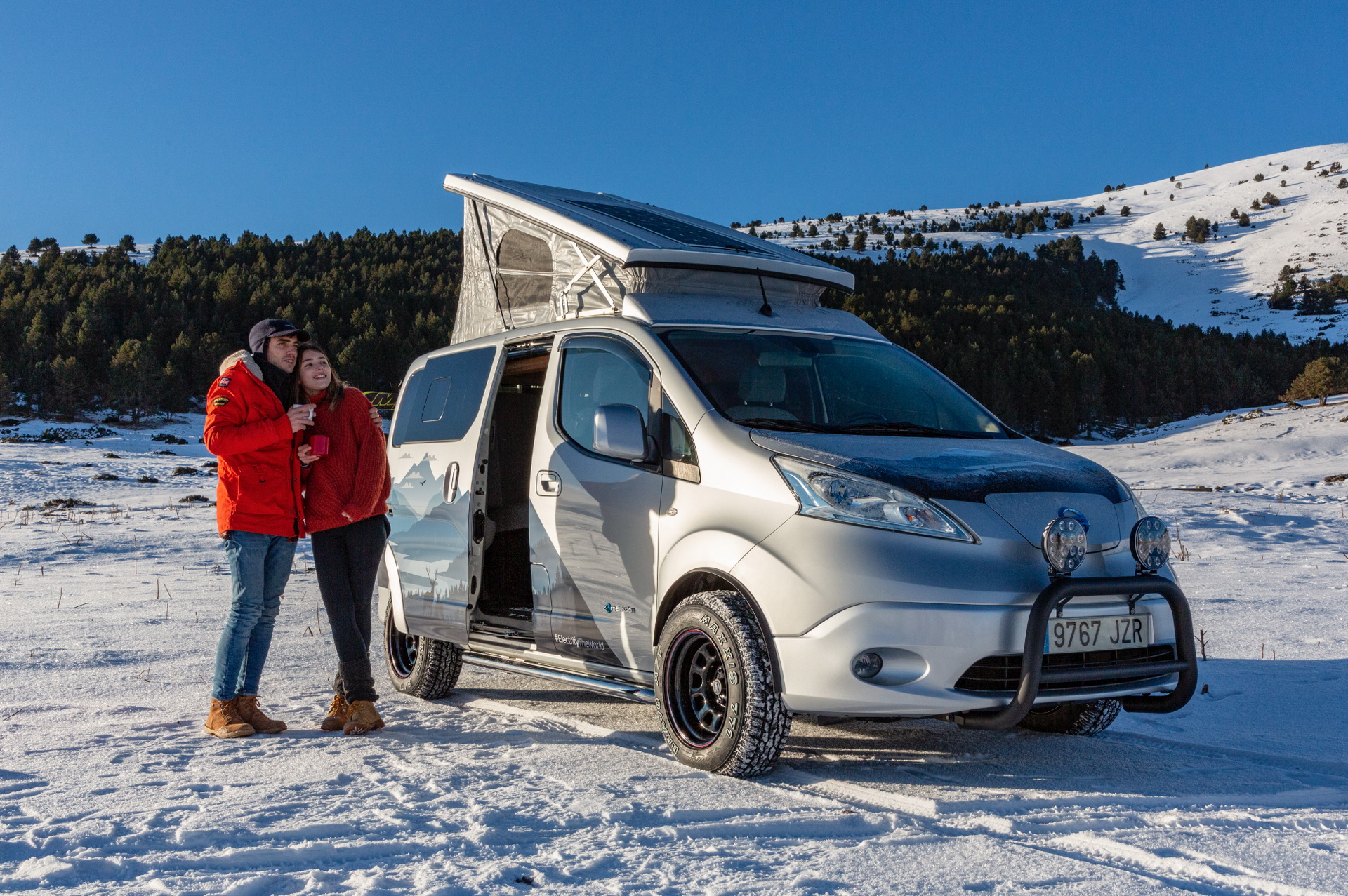 Nissan Turns The e-NV200 EV Into An Outdoors Office