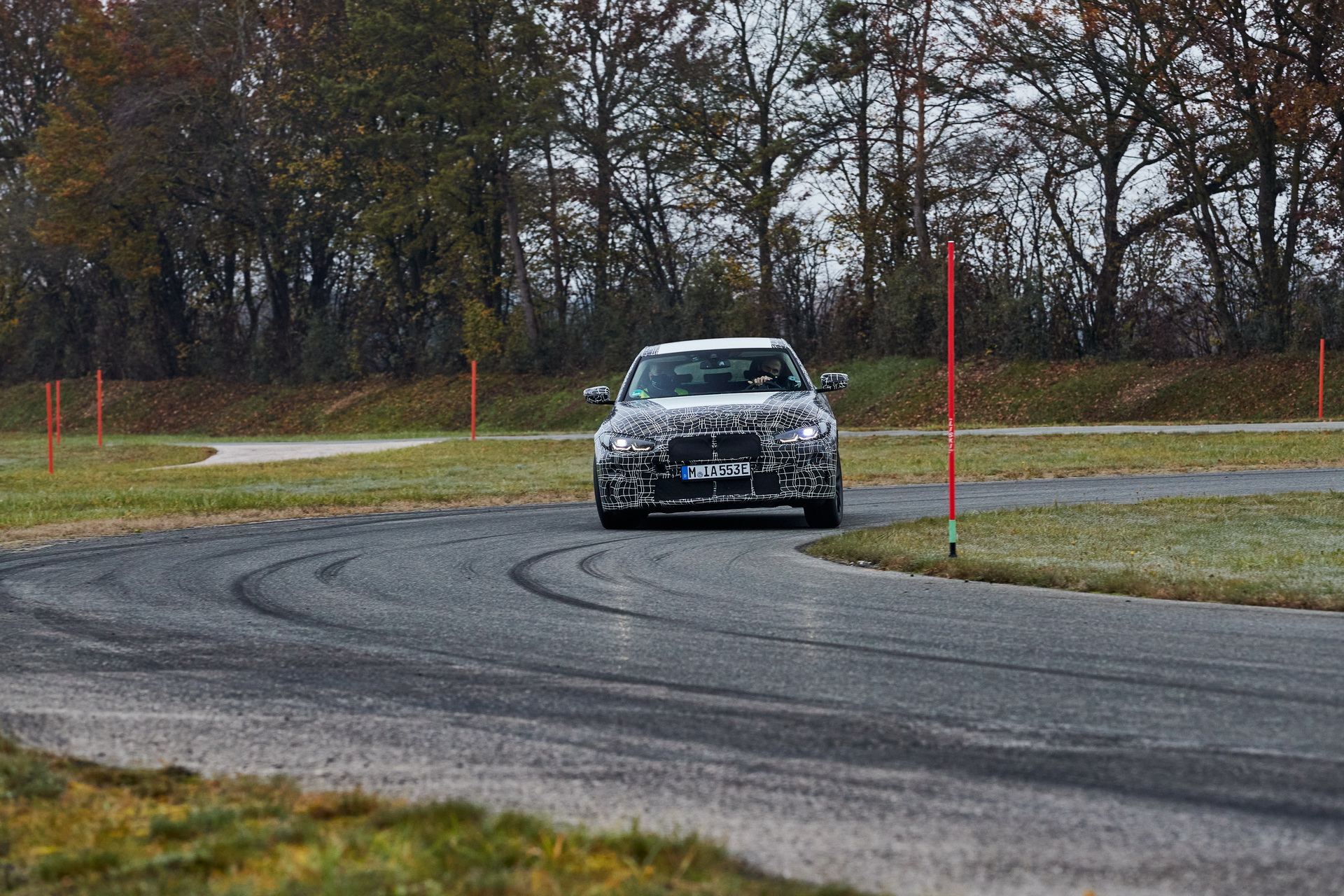 BMW Shows Off New i4 Electric Sedan Performing Some Silent Skids