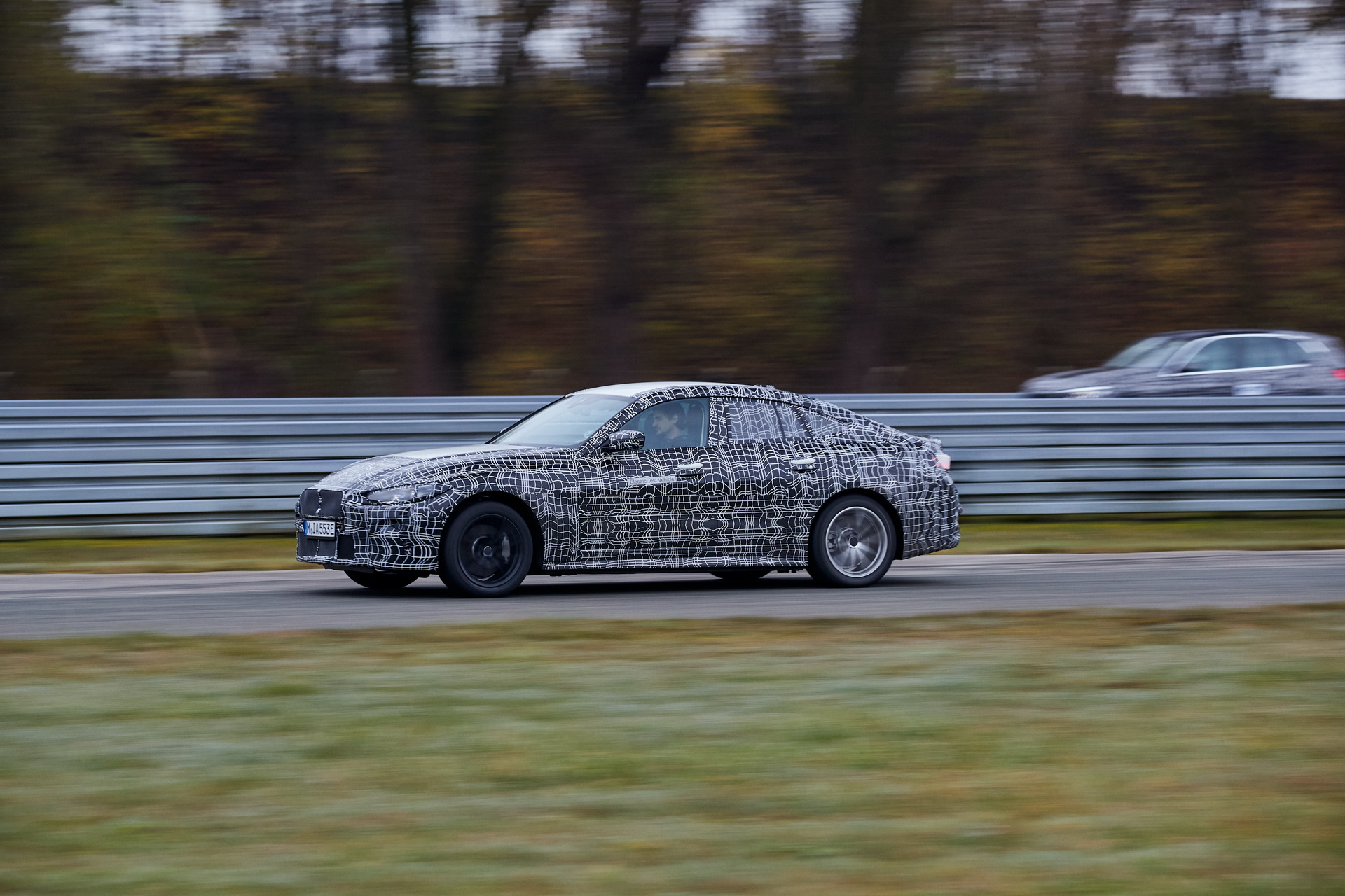 BMW Shows Off New i4 Electric Sedan Performing Some Silent Skids