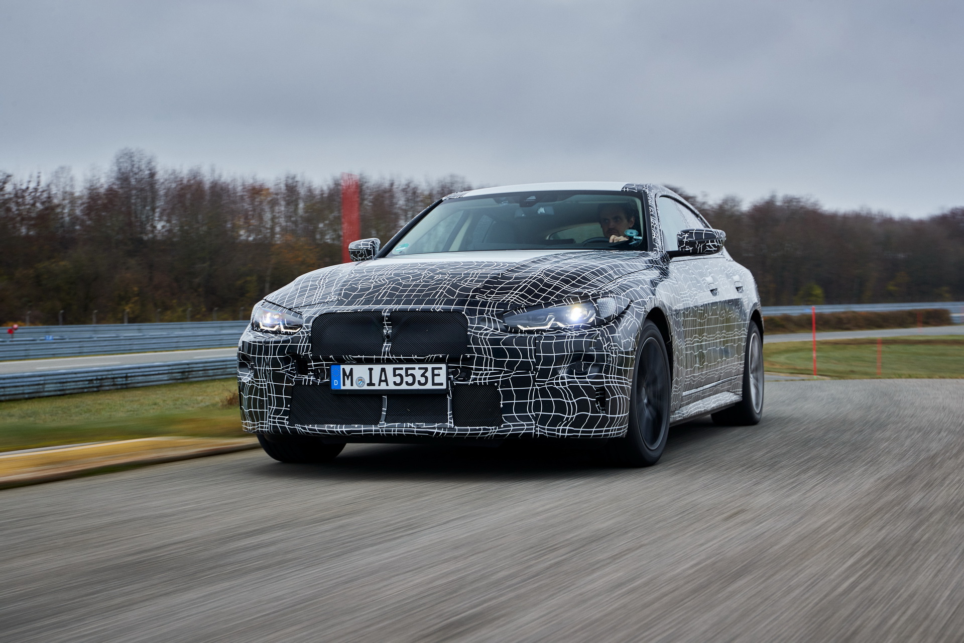 BMW Shows Off New i4 Electric Sedan Performing Some Silent Skids