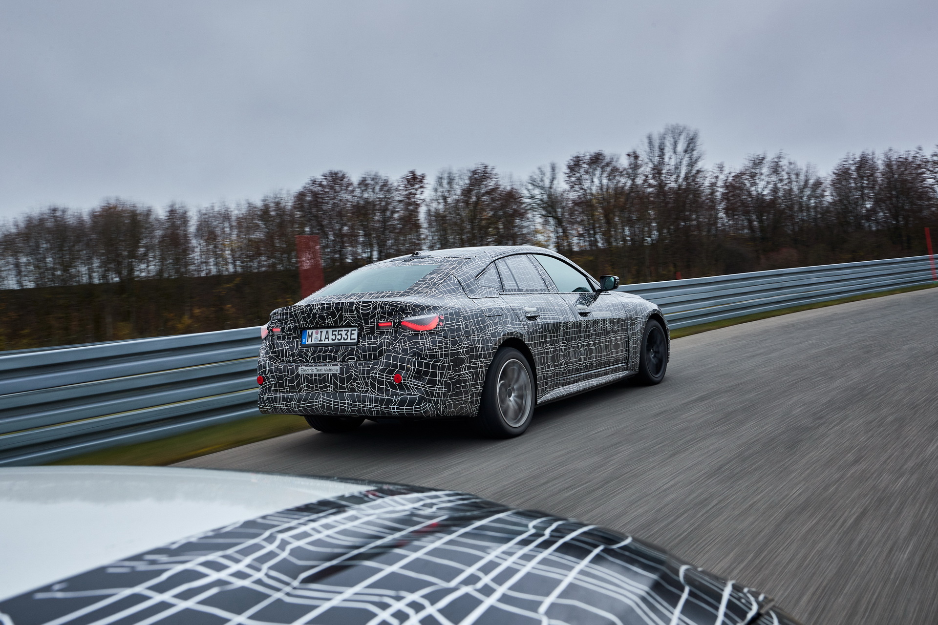 BMW Shows Off New i4 Electric Sedan Performing Some Silent Skids