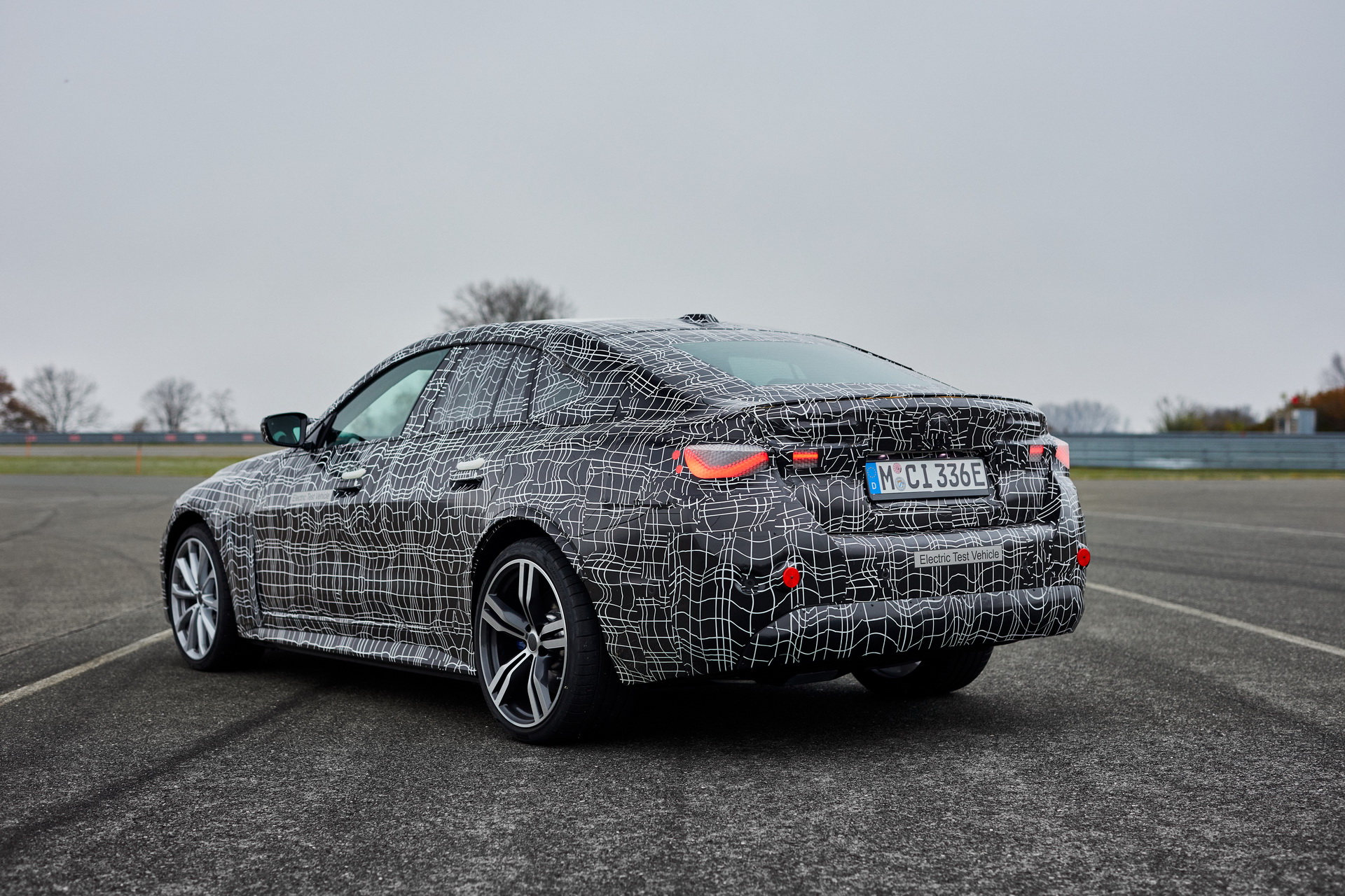 BMW Shows Off New i4 Electric Sedan Performing Some Silent Skids