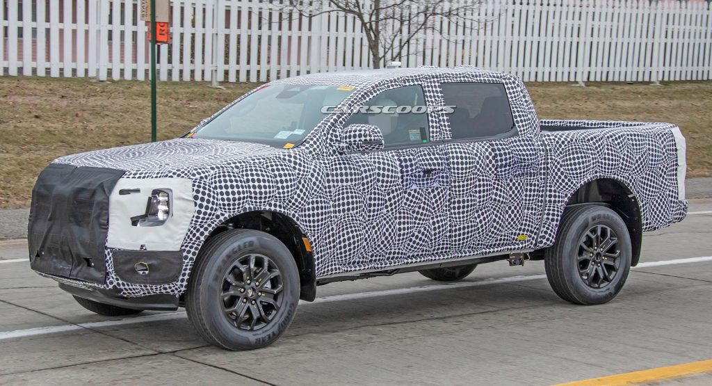  2022 Ford Ranger Spied, Is Shaping Up To Be A Baby F-150