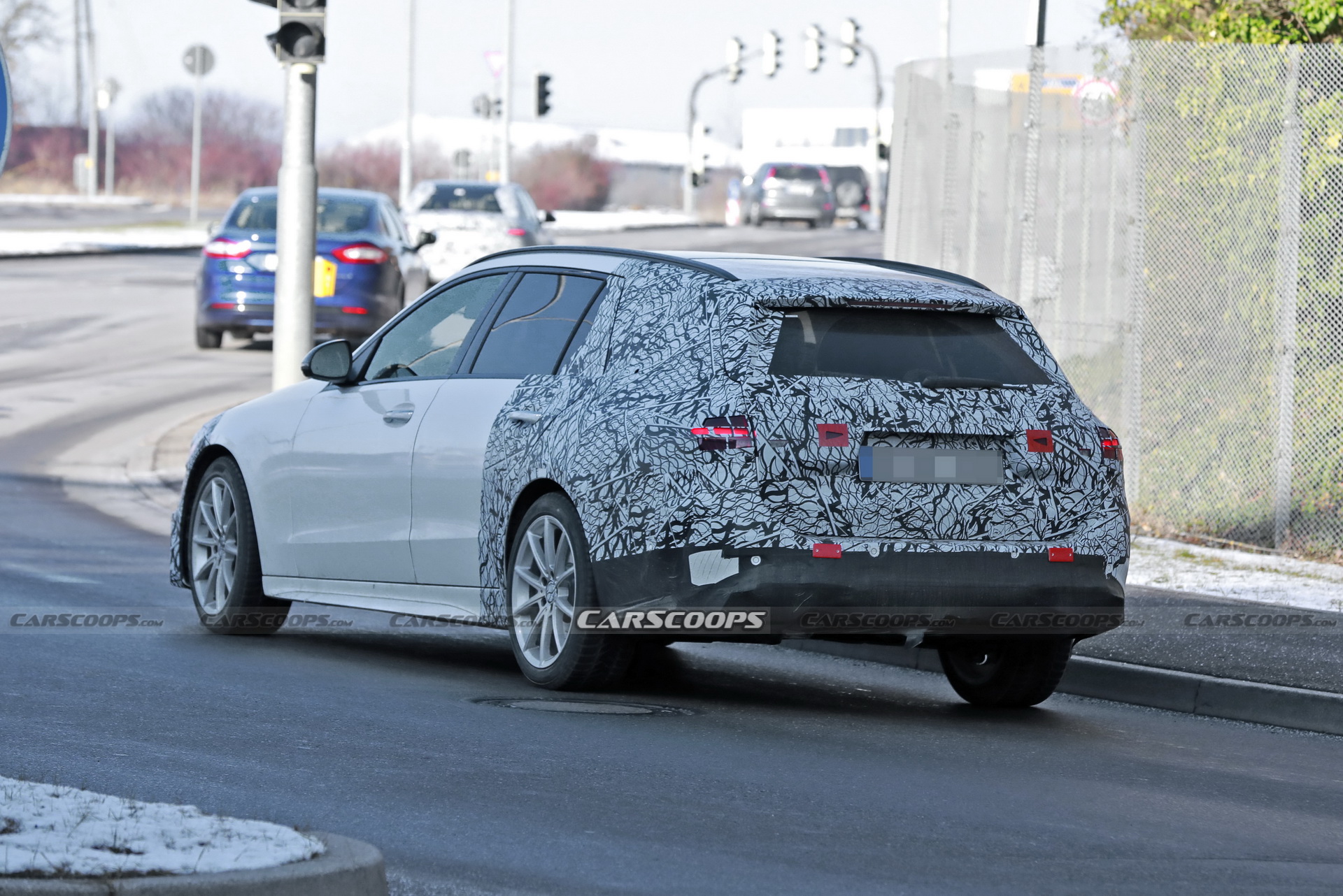 2022 Mercedes C-Class Estate Prototypes Show More Skin Than Before As Debut Looms