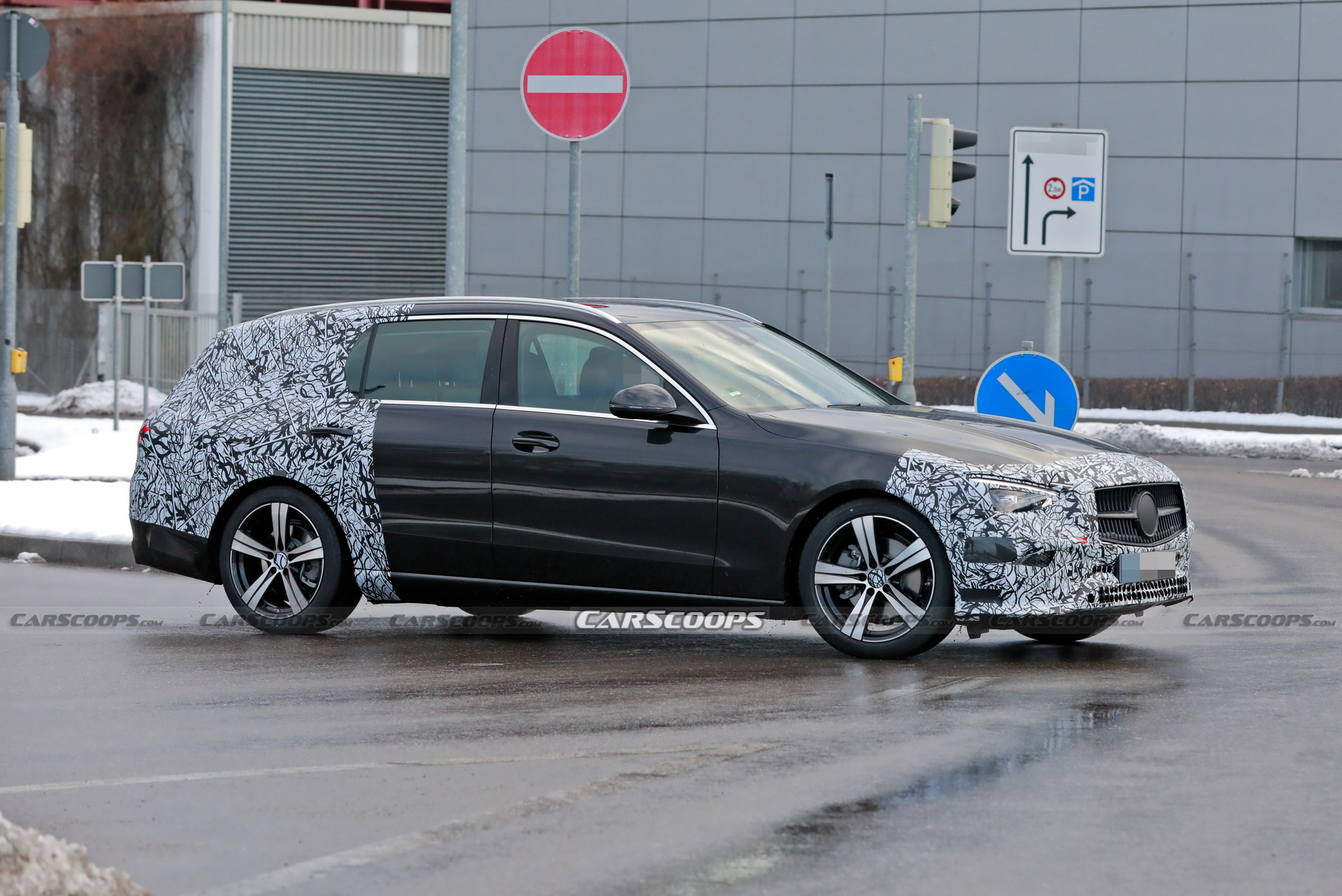 2022 Mercedes C-Class Estate Prototypes Show More Skin Than Before As Debut Looms