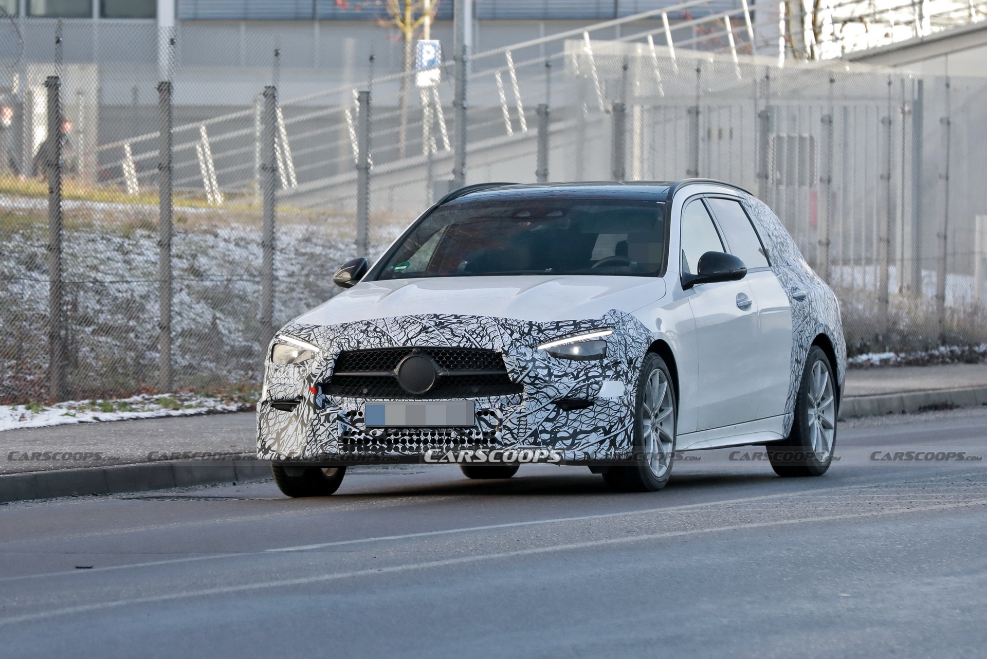 2022 Mercedes C-Class Estate Prototypes Show More Skin Than Before As Debut Looms