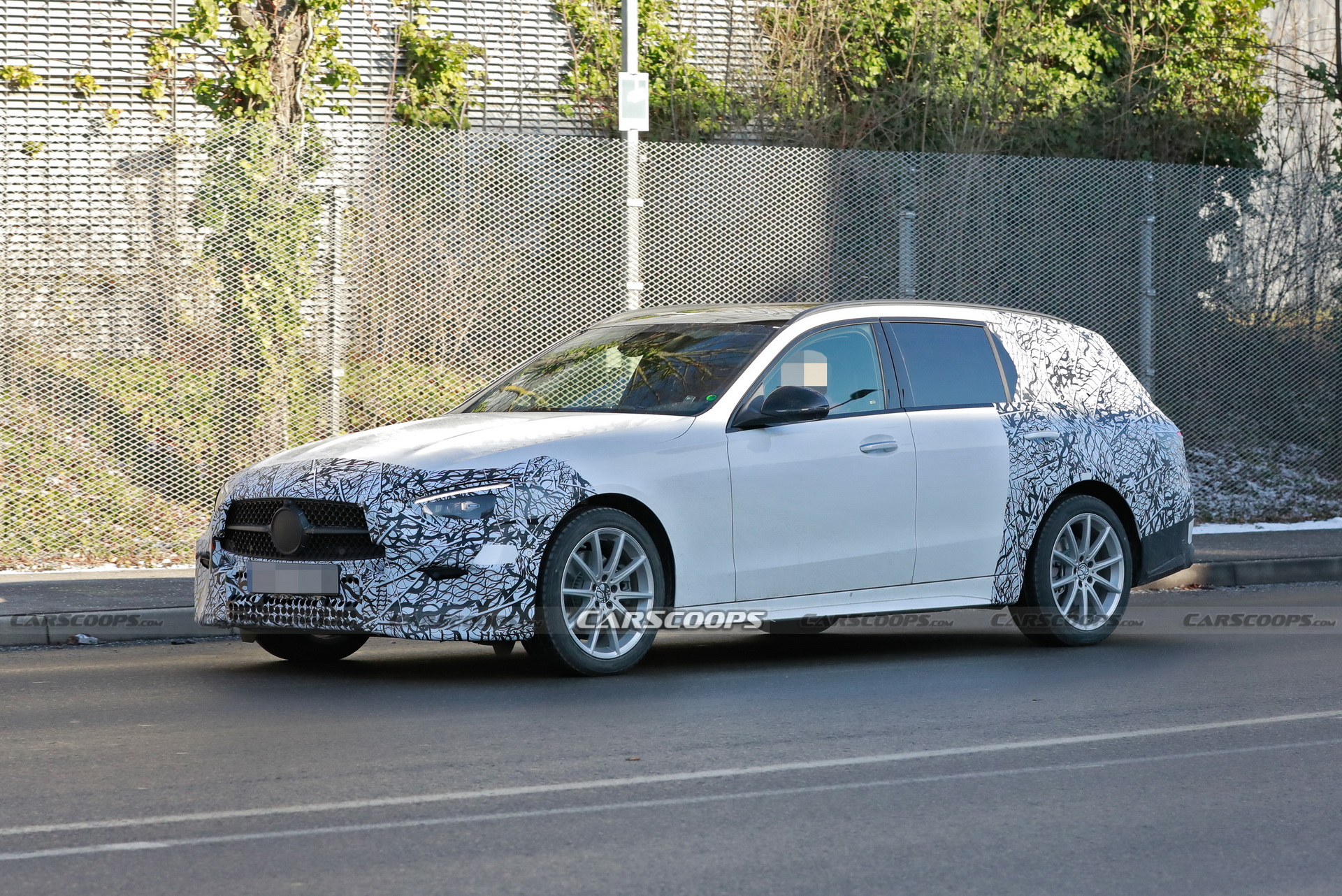 2022 Mercedes C-Class Estate Prototypes Show More Skin Than Before As Debut Looms