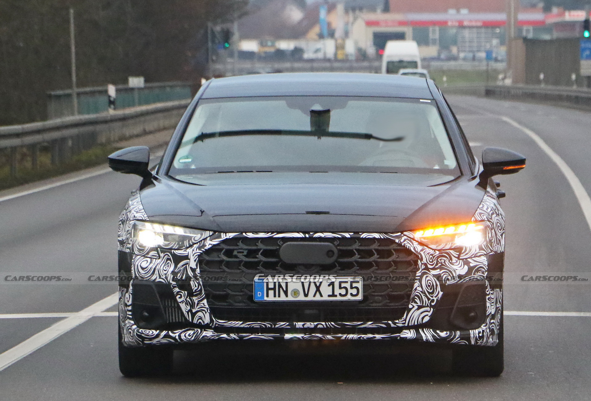 2022 Audi A8 Facelift Spied Wearing Redesigned Headlights And Grille
