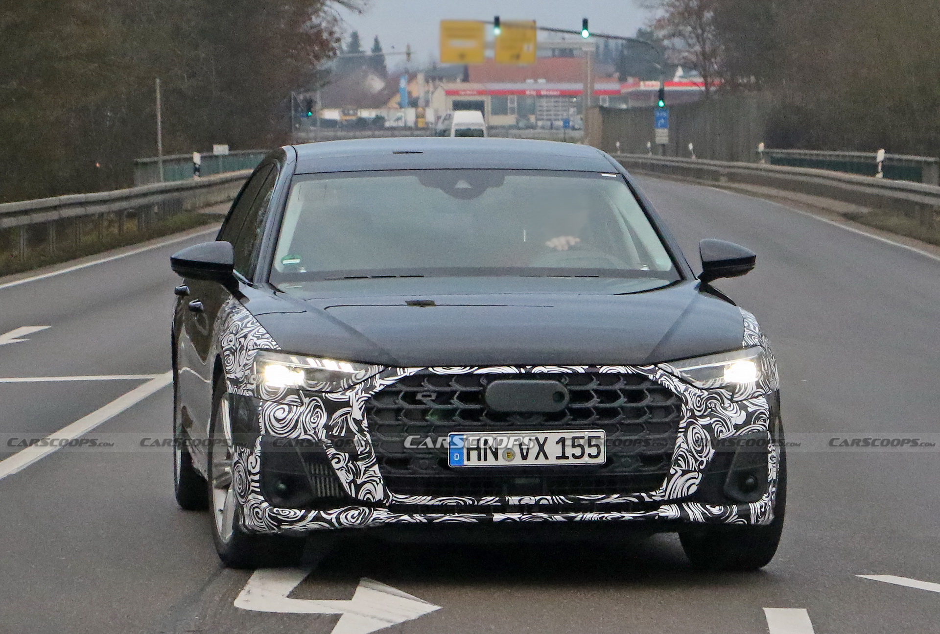 2022 Audi A8 Facelift Spied Wearing Redesigned Headlights And Grille