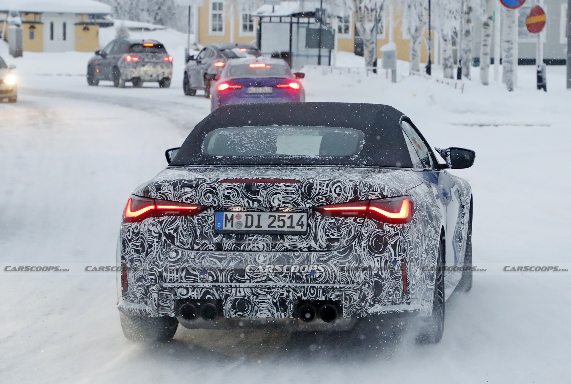 2022 BMW M4 Convertible Puts On More Camo But It Still Can’t Hide Its Looks