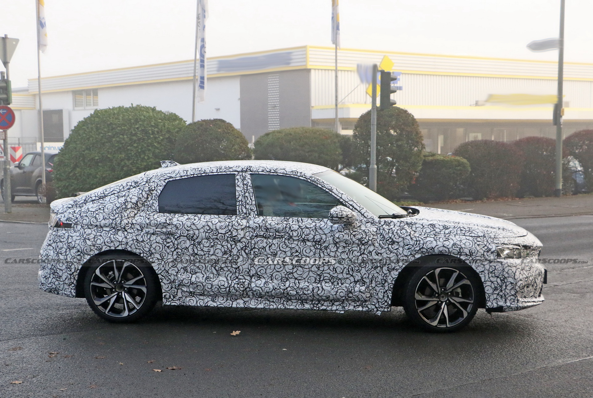 2022 Honda Civic Hatchback Shows Off Compact Design In Spy Debut