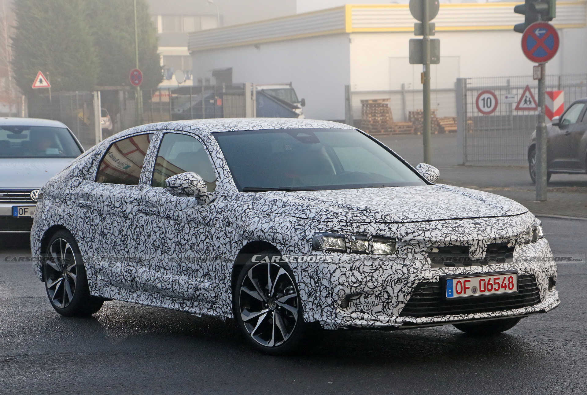 2022 Honda Civic Hatchback Shows Off Compact Design In Spy Debut