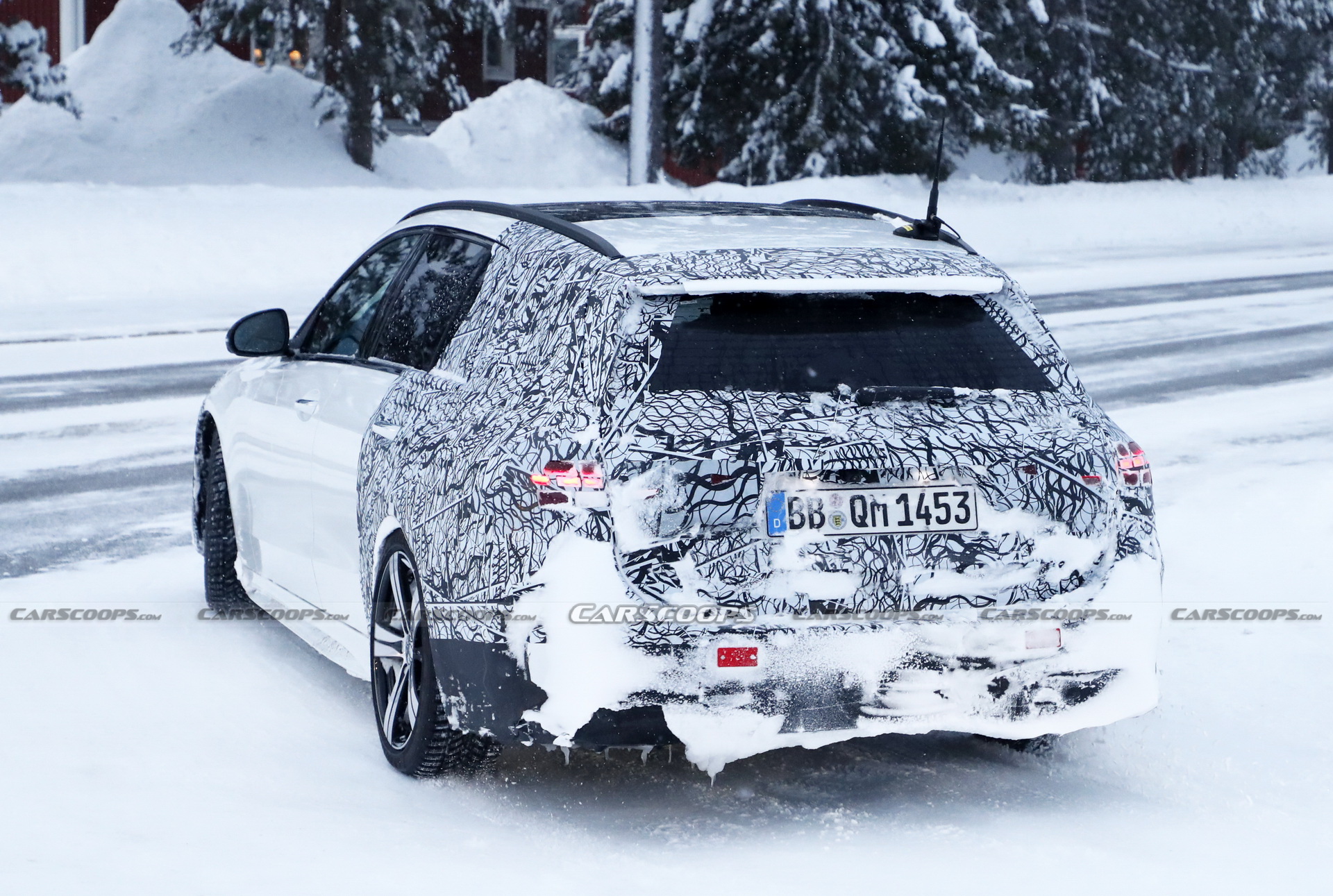 2022 Mercedes C-Class Estate Prototypes Show More Skin Than Before As Debut Looms