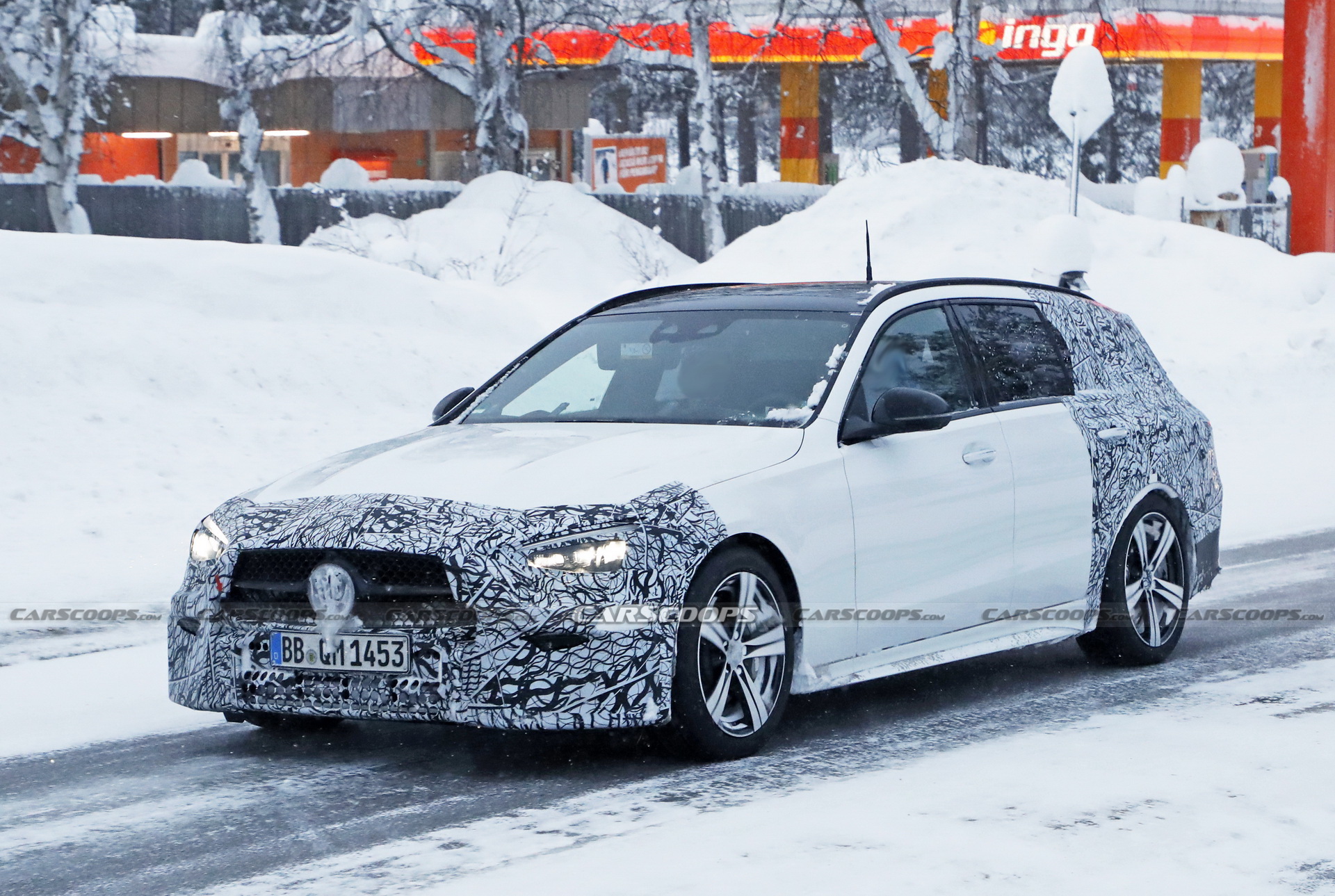 2022 Mercedes C-Class Estate Prototypes Show More Skin Than Before As Debut Looms