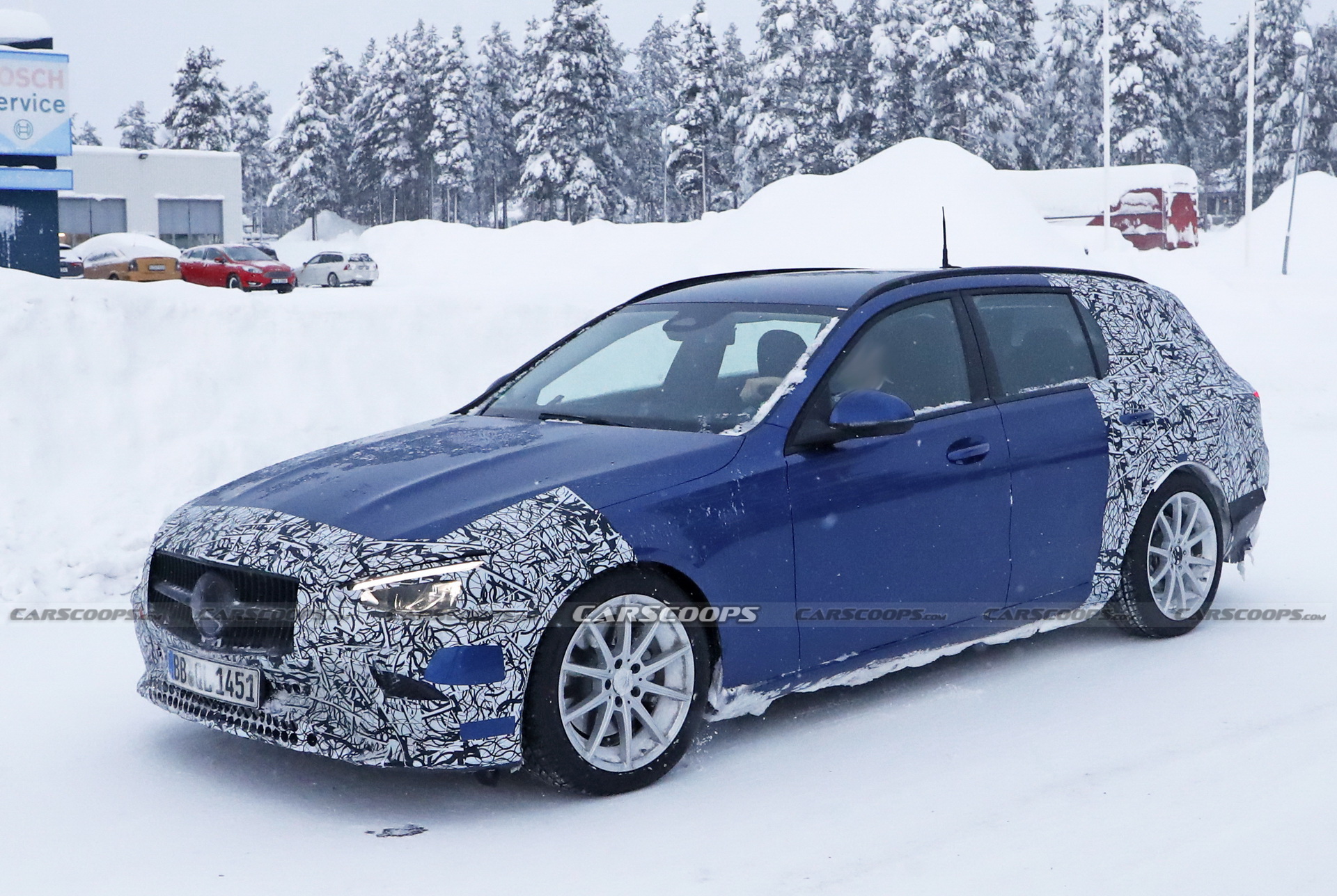2022 Mercedes C-Class Estate Prototypes Show More Skin Than Before As Debut Looms
