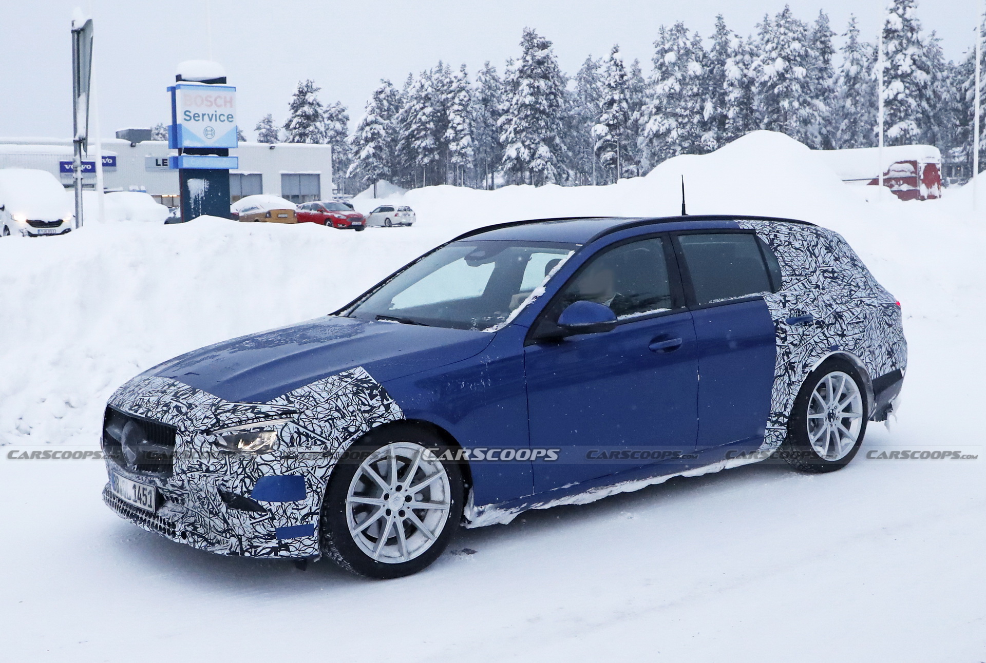 2022 Mercedes C-Class Estate Prototypes Show More Skin Than Before As Debut Looms