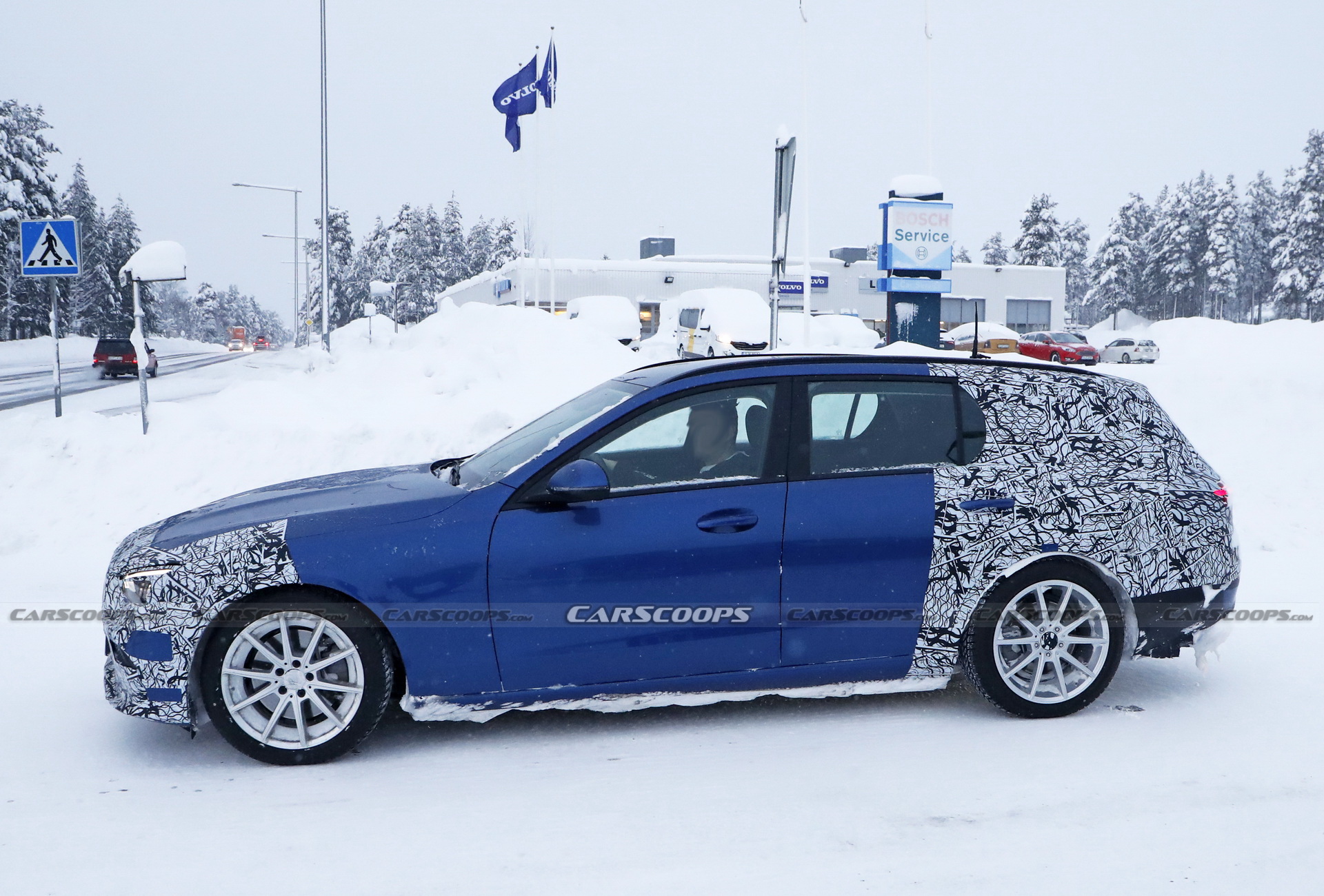 2022 Mercedes C-Class Estate Prototypes Show More Skin Than Before As Debut Looms