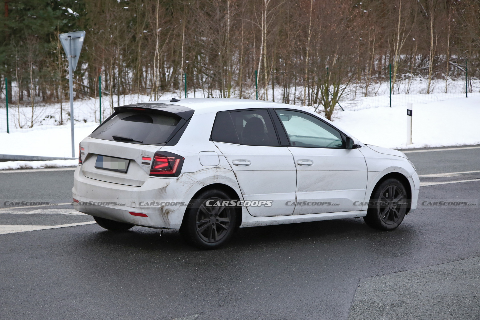 All-New Skoda Fabia Prototype Spotted Testing With Vision RS Concept Styling