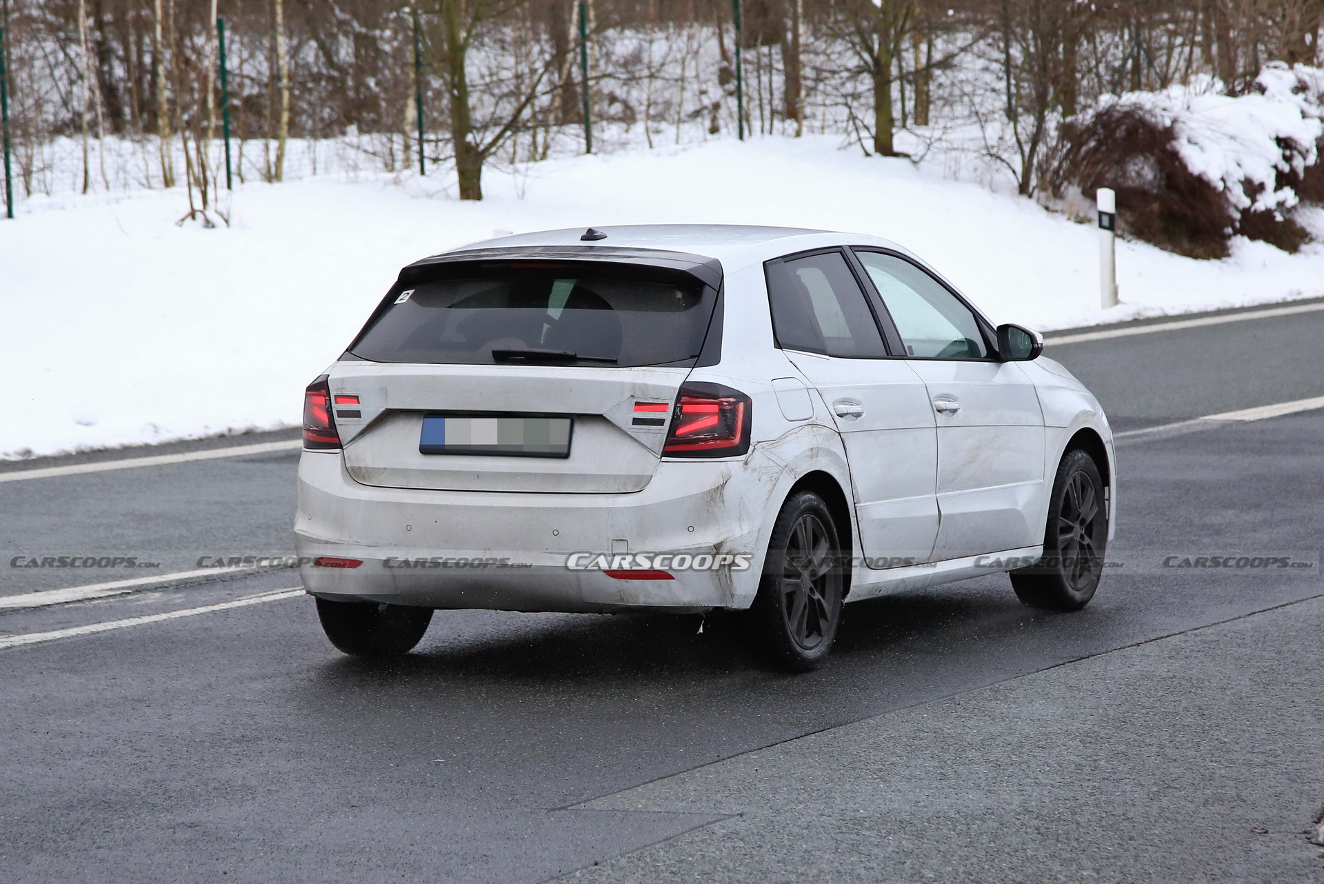 All-New Skoda Fabia Prototype Spotted Testing With Vision RS Concept Styling