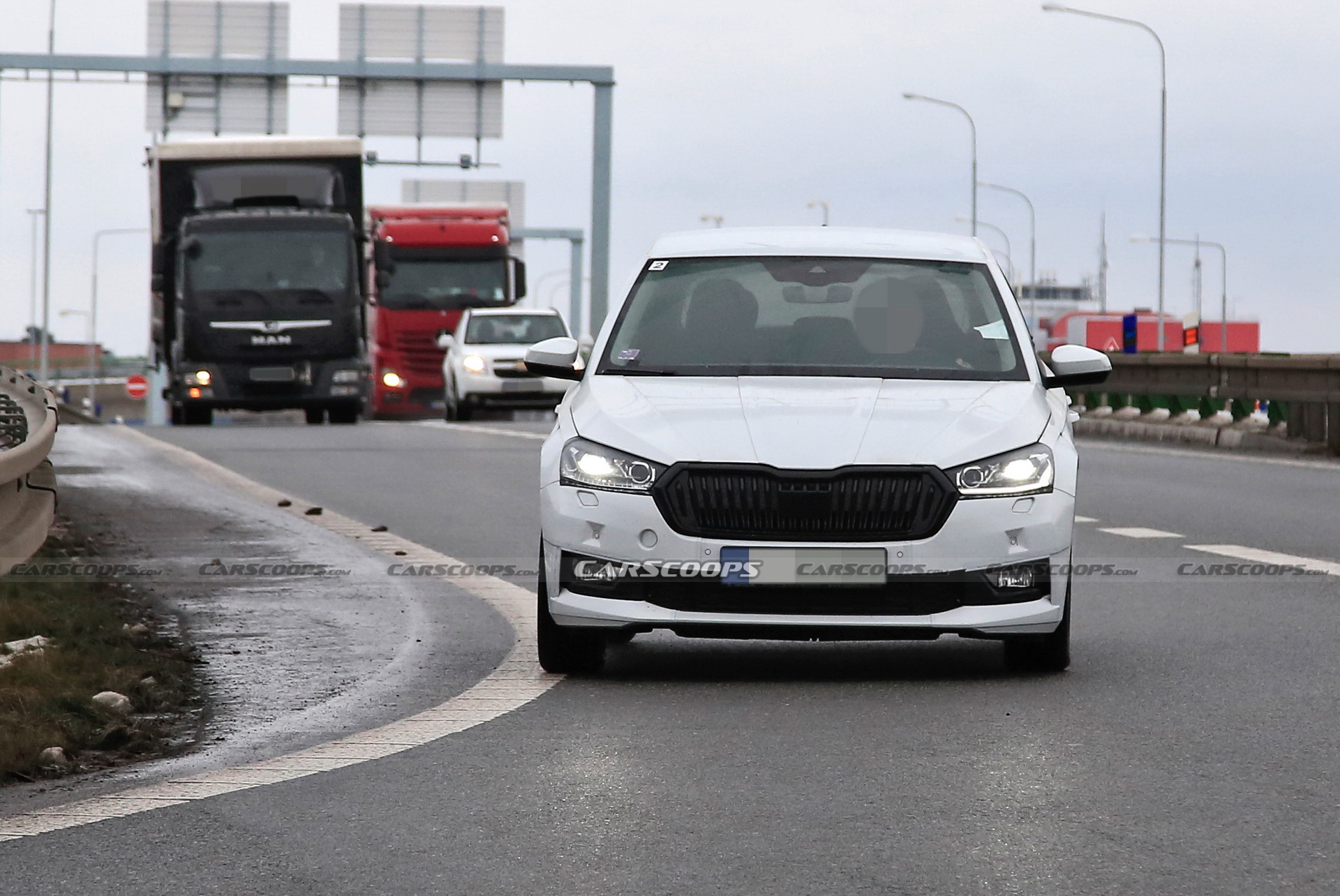All-New Skoda Fabia Prototype Spotted Testing With Vision RS Concept Styling