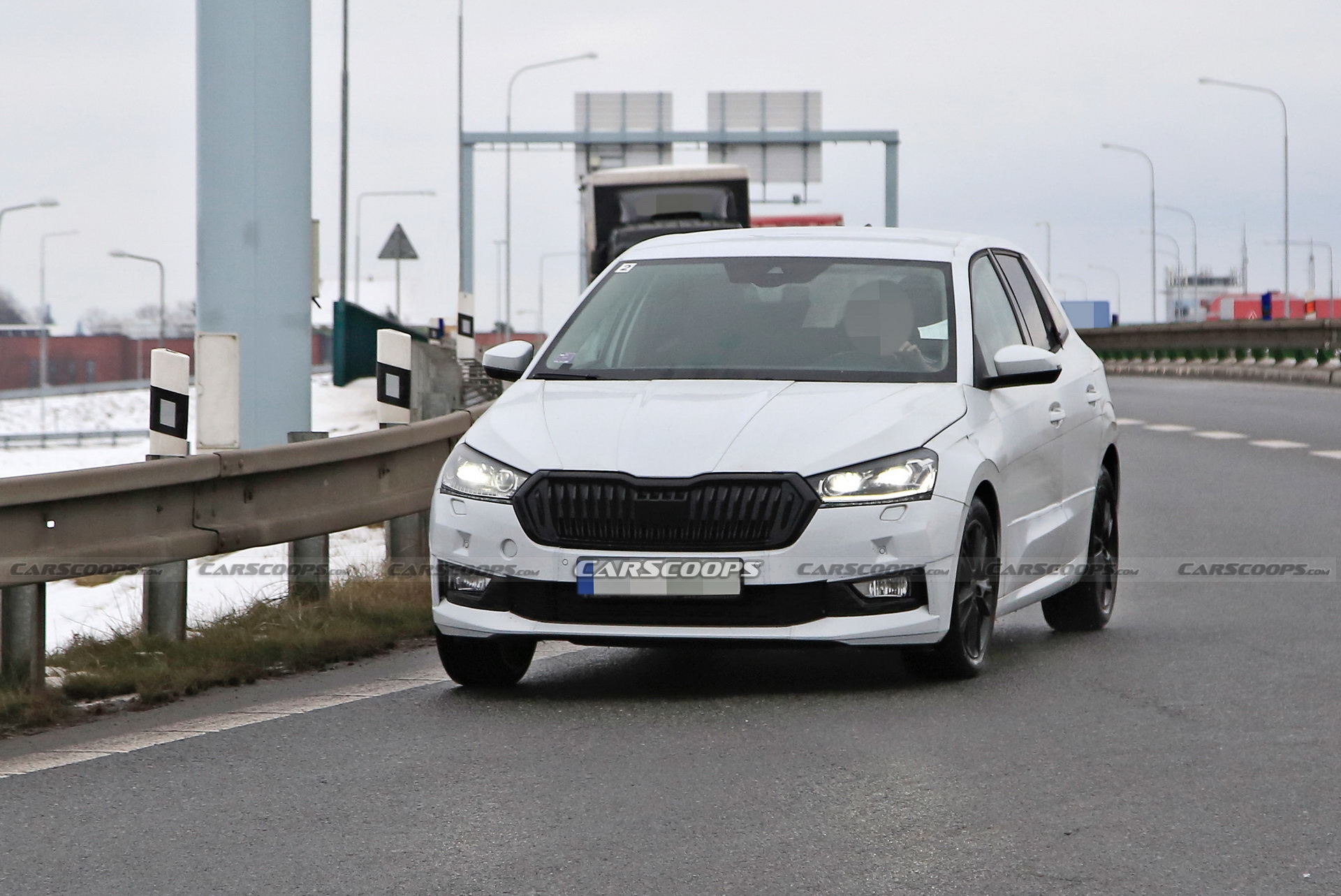 All-New Skoda Fabia Prototype Spotted Testing With Vision RS Concept Styling