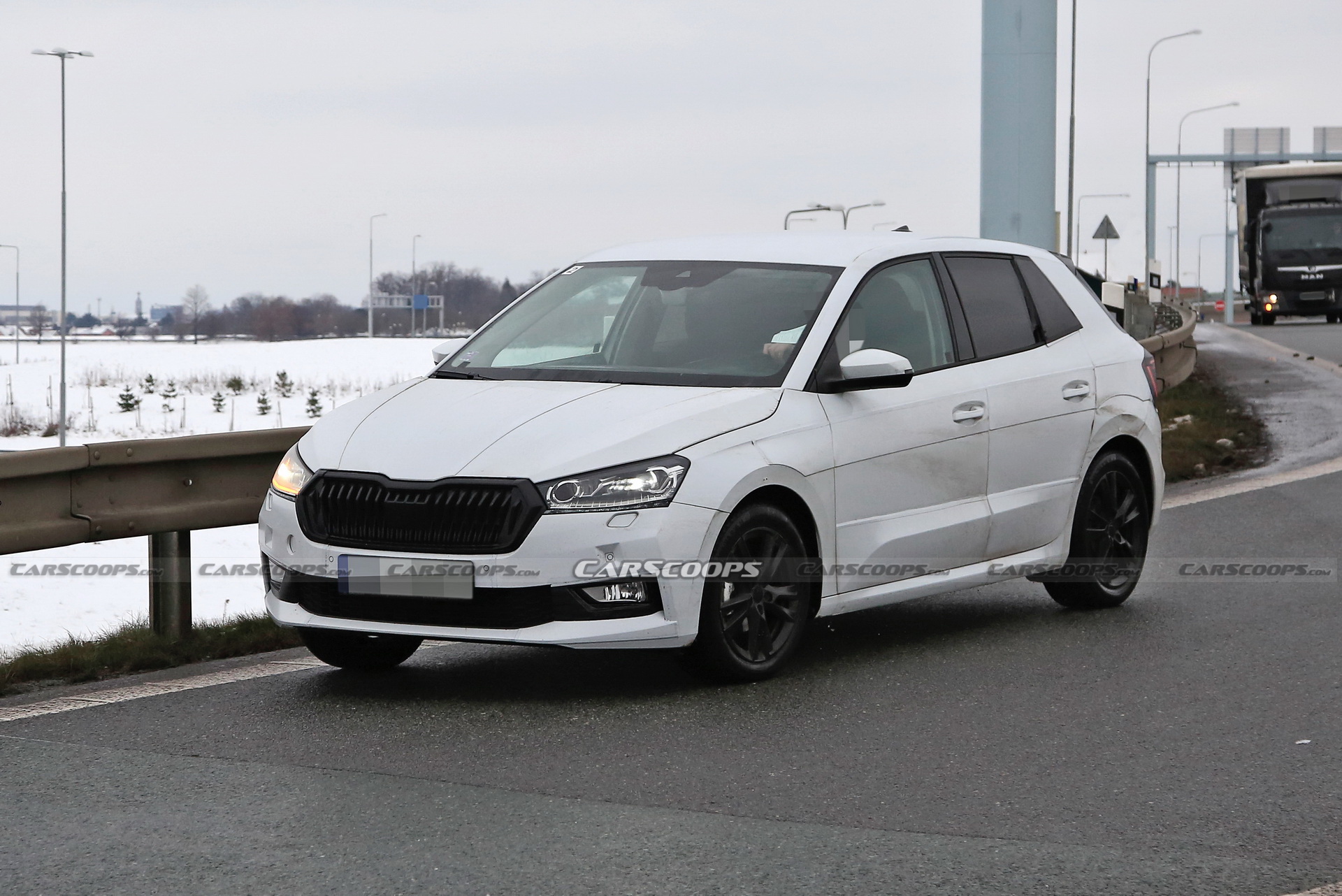 All-New Skoda Fabia Prototype Spotted Testing With Vision RS Concept Styling