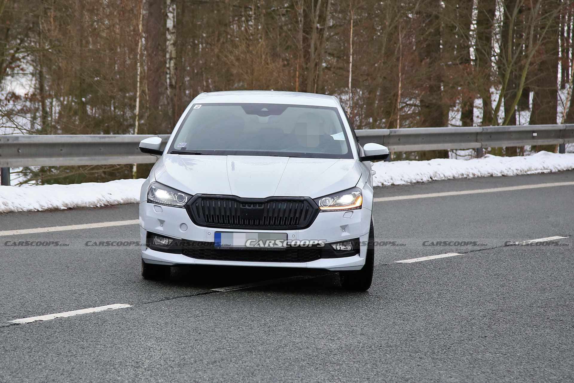 All-New Skoda Fabia Prototype Spotted Testing With Vision RS Concept Styling