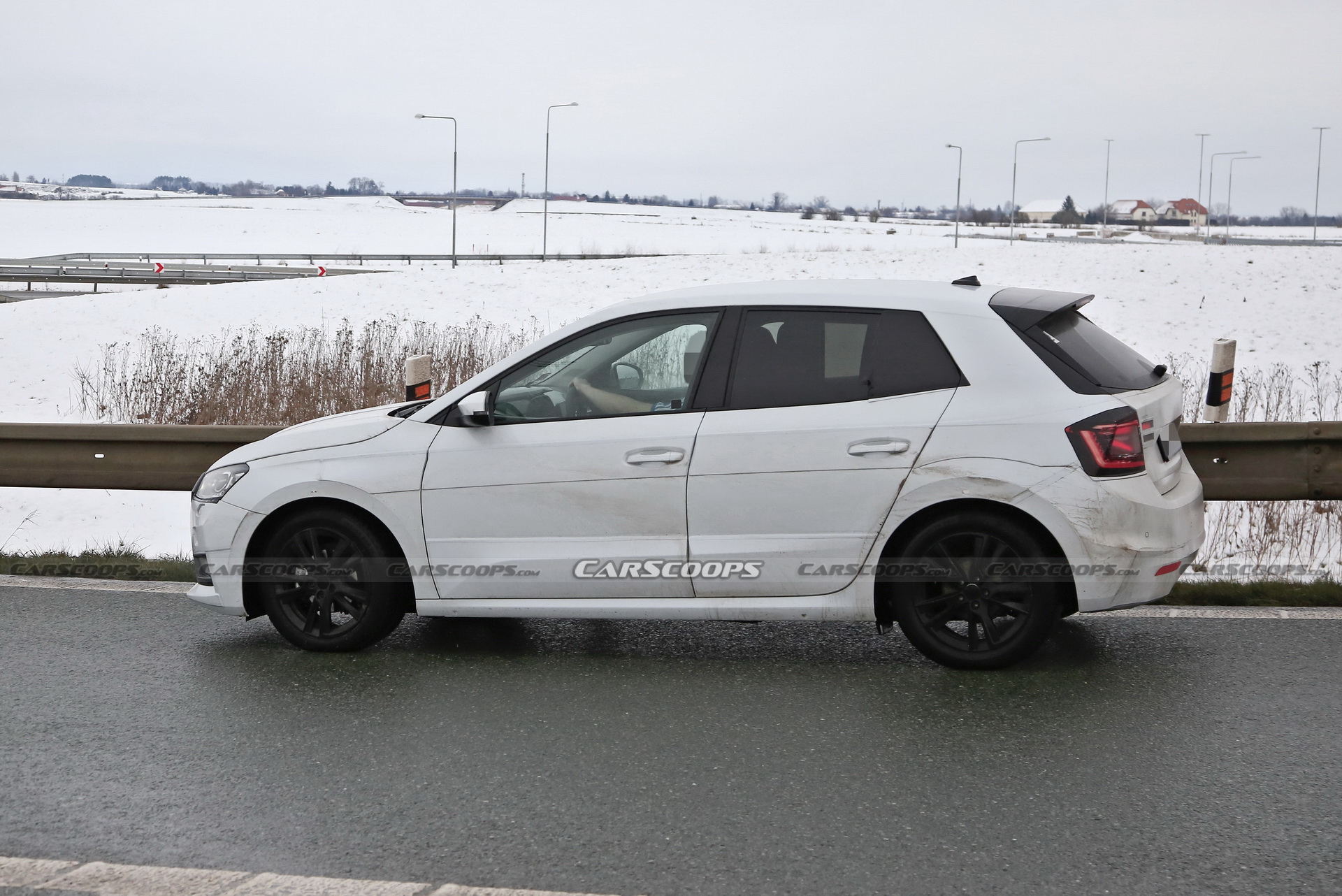 All-New Skoda Fabia Prototype Spotted Testing With Vision RS Concept Styling