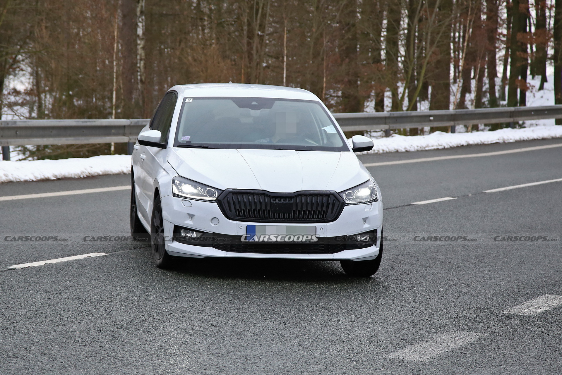All-New Skoda Fabia Prototype Spotted Testing With Vision RS Concept Styling