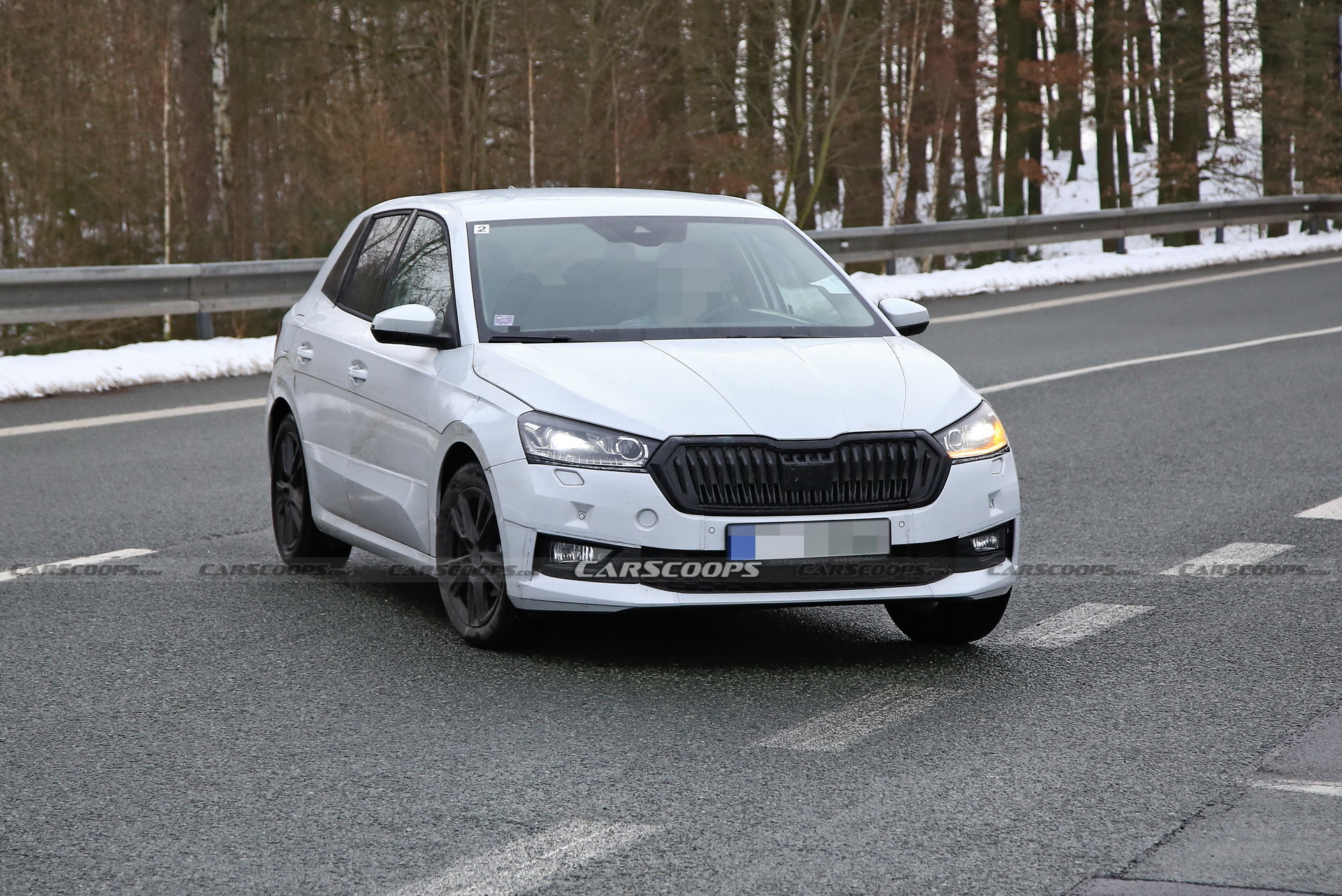 All-New Skoda Fabia Prototype Spotted Testing With Vision RS Concept Styling
