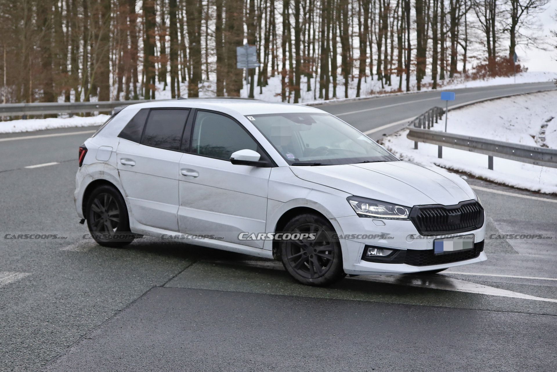 All-New Skoda Fabia Prototype Spotted Testing With Vision RS Concept Styling