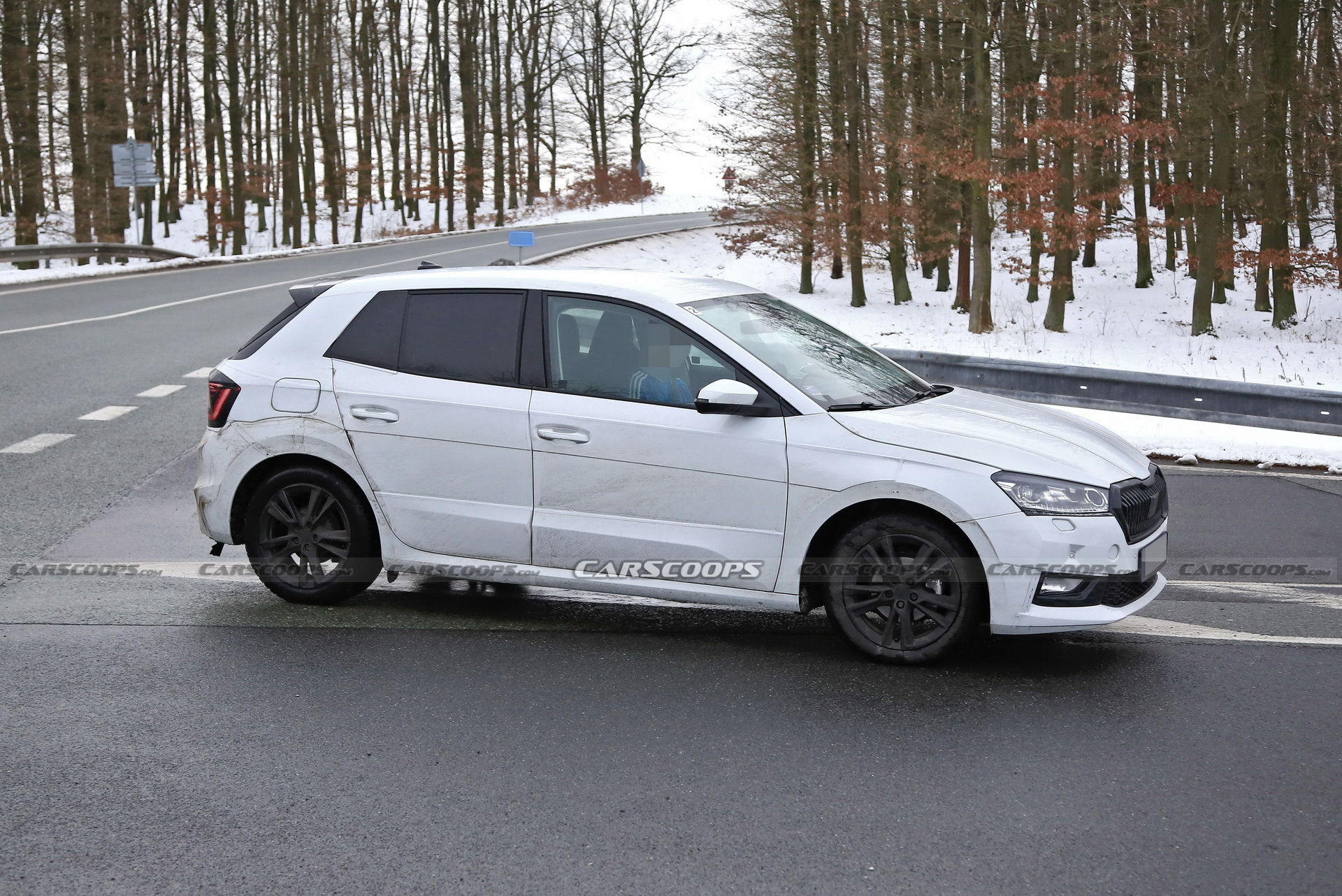 All-New Skoda Fabia Prototype Spotted Testing With Vision RS Concept Styling