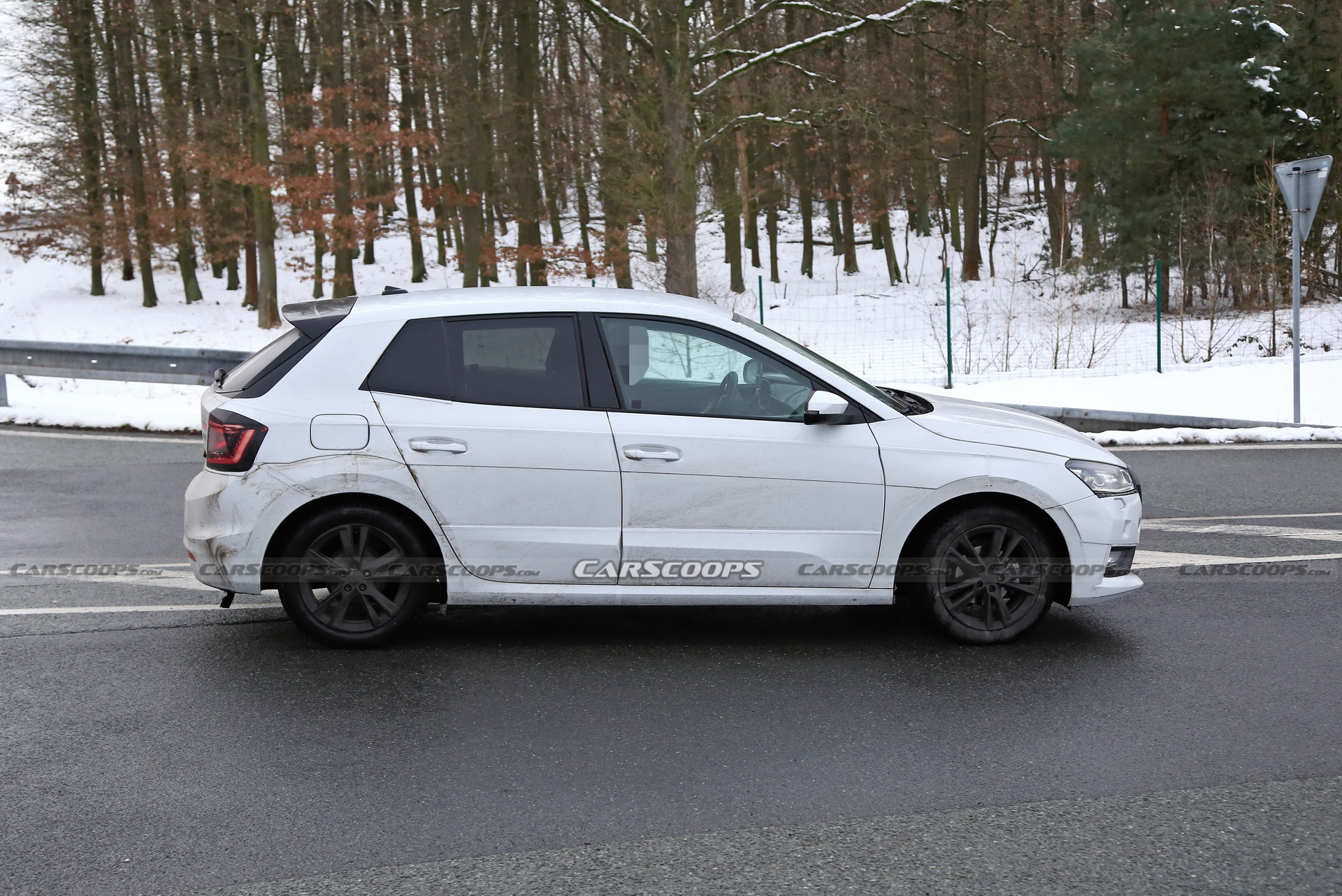 All-New Skoda Fabia Prototype Spotted Testing With Vision RS Concept Styling