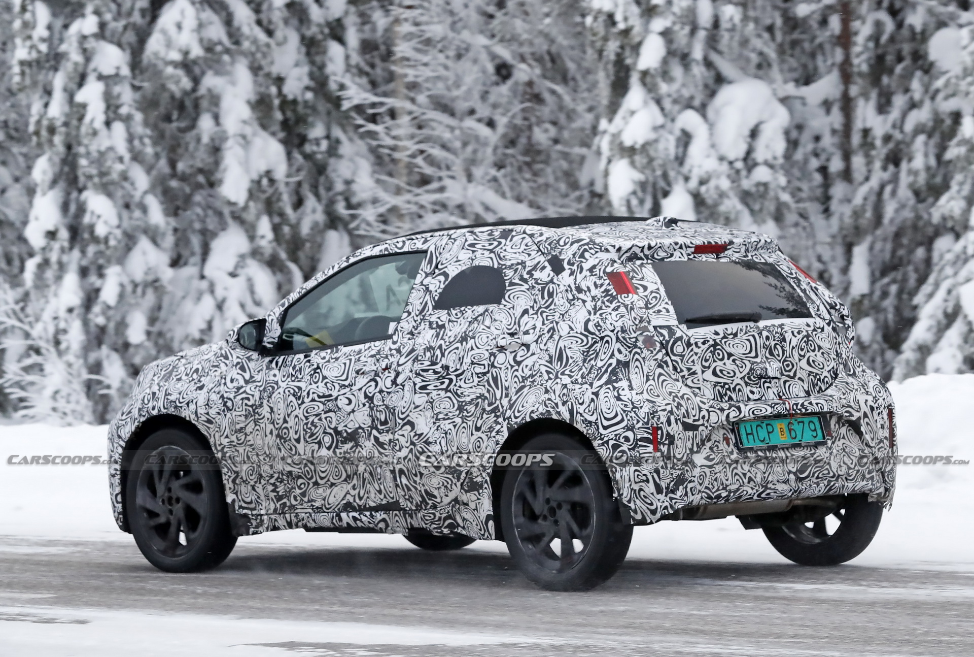 Next-Gen Toyota Aygo Spied With Canvas Roof Option