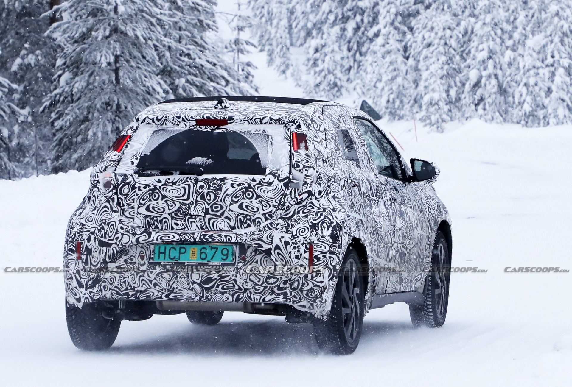 Next-Gen Toyota Aygo Spied With Canvas Roof Option