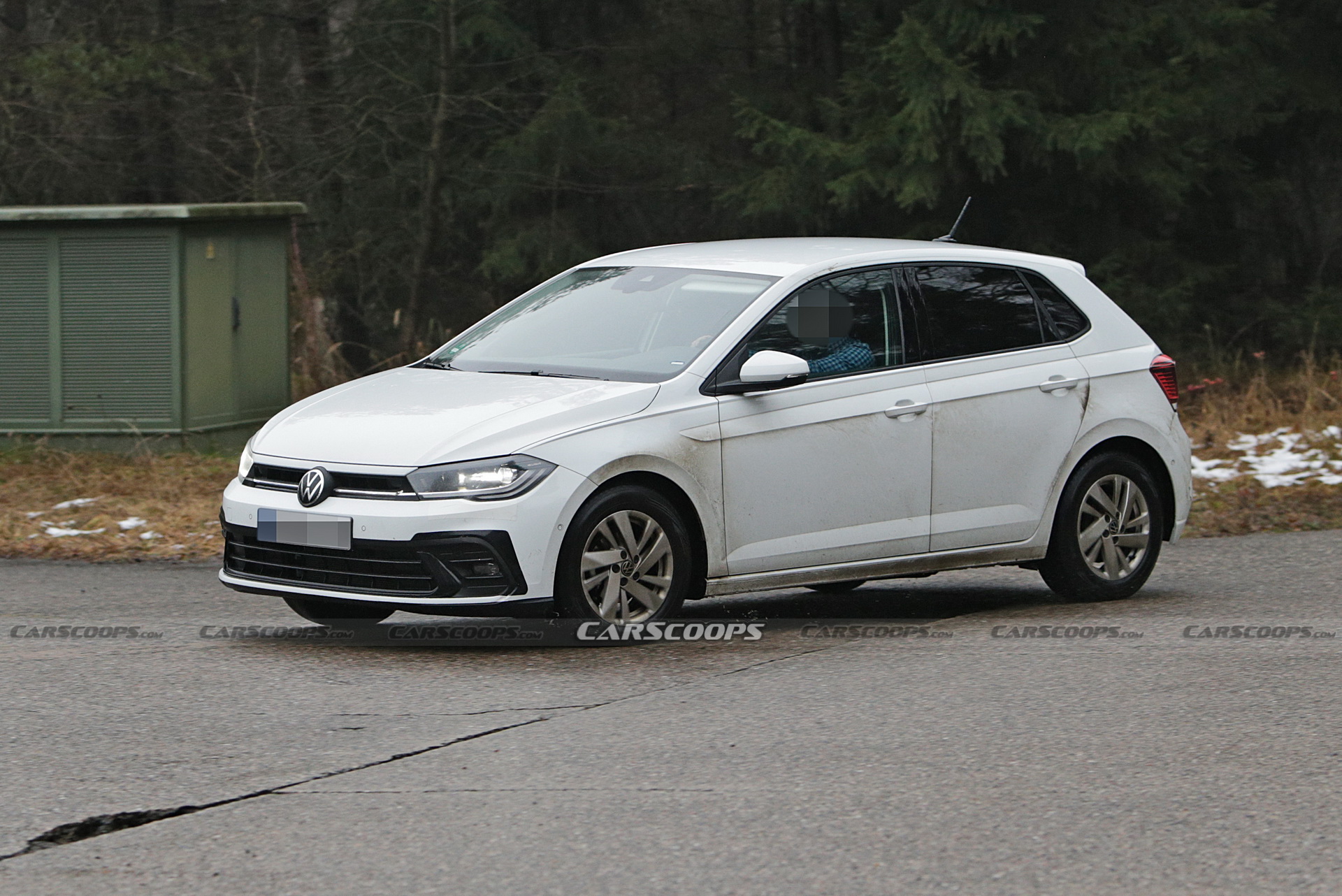 2022 VW Polo Facelift Makes Spy Debut With Golf Inspired Styling And An Annoyed Driver