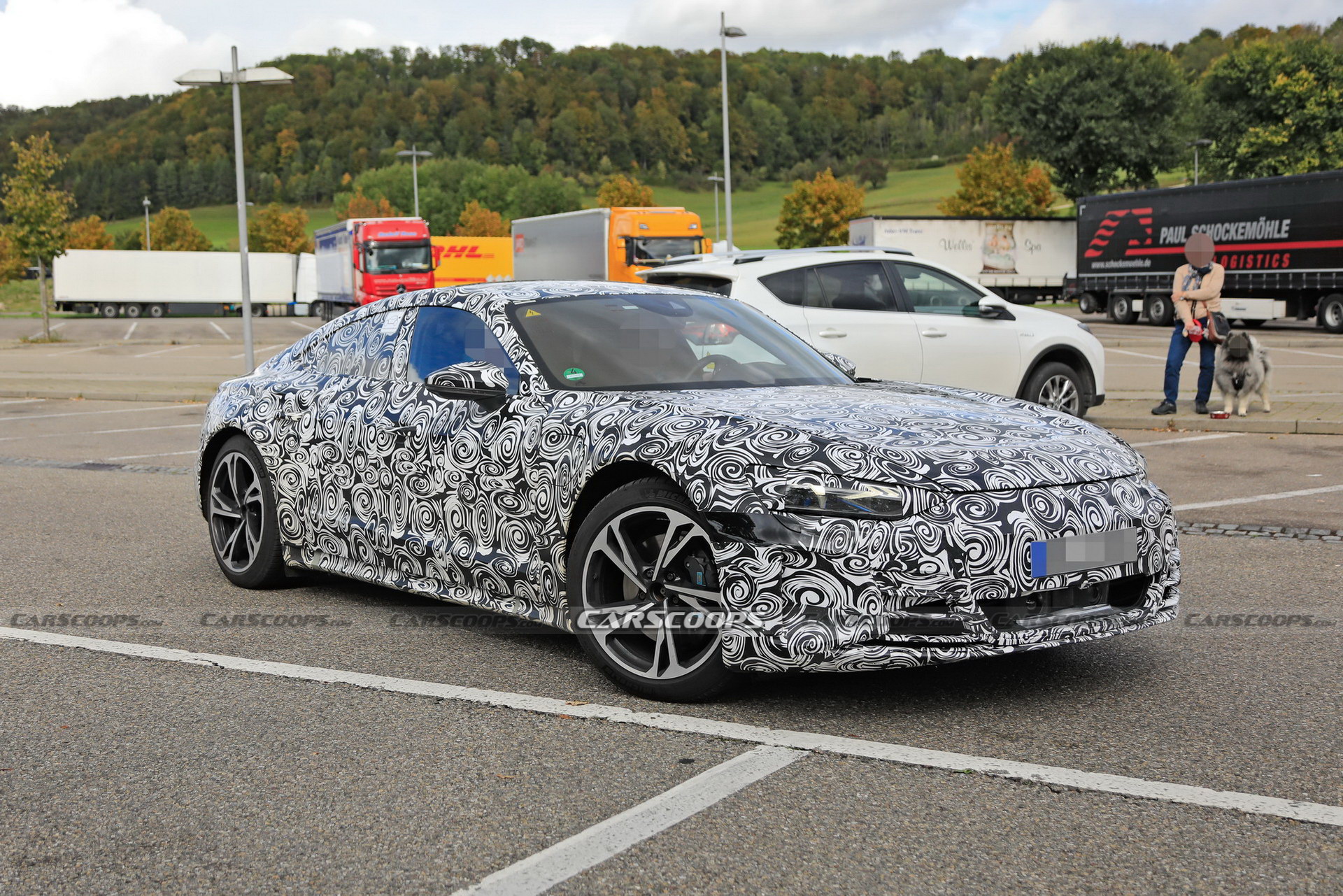 Audi’s RS E-Tron GT Electric Performance Saloon Spotted Charging As Debut Nears