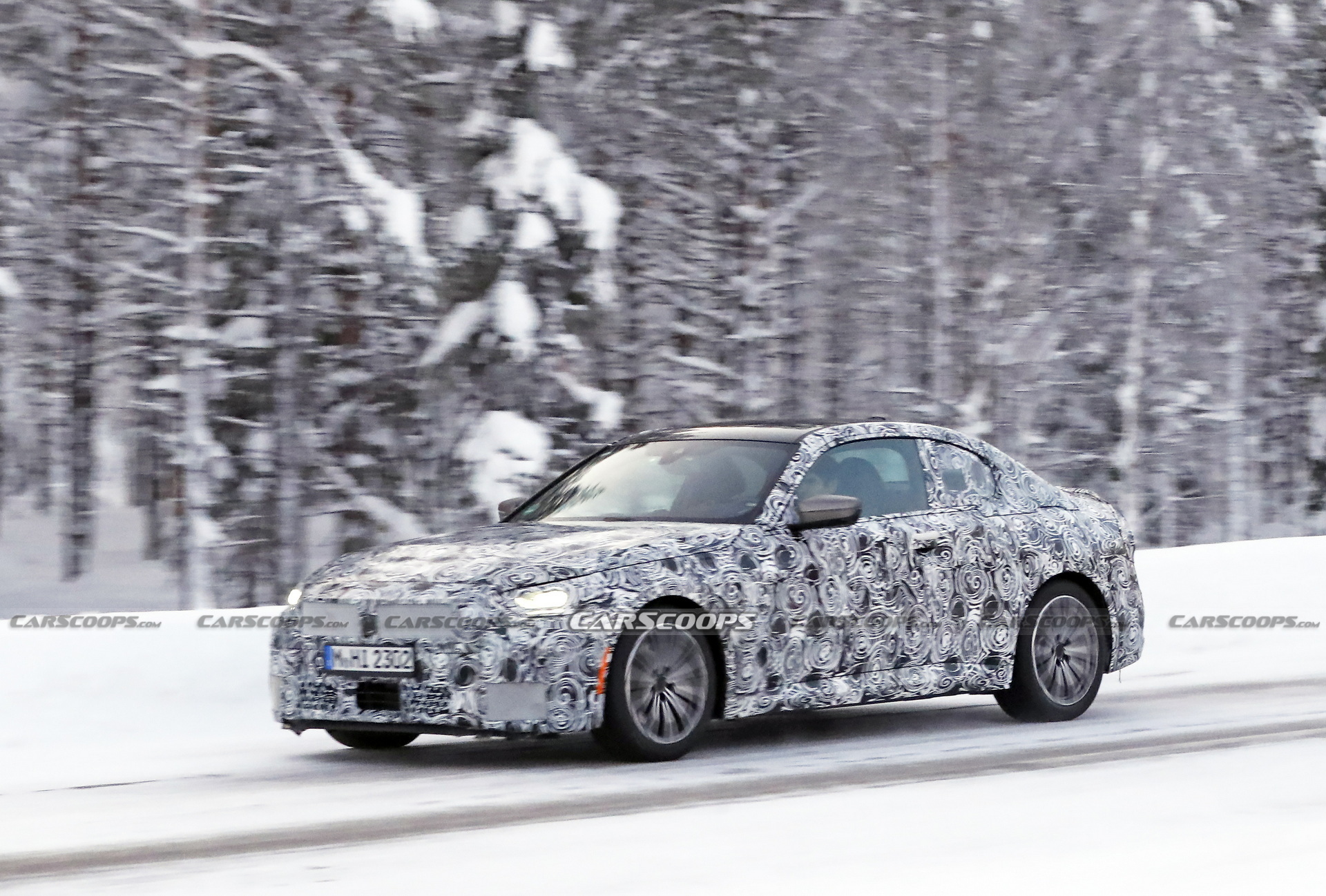 2022 BMW 2-Series Coupe Spied Again Not Giving Away Its Secrets
