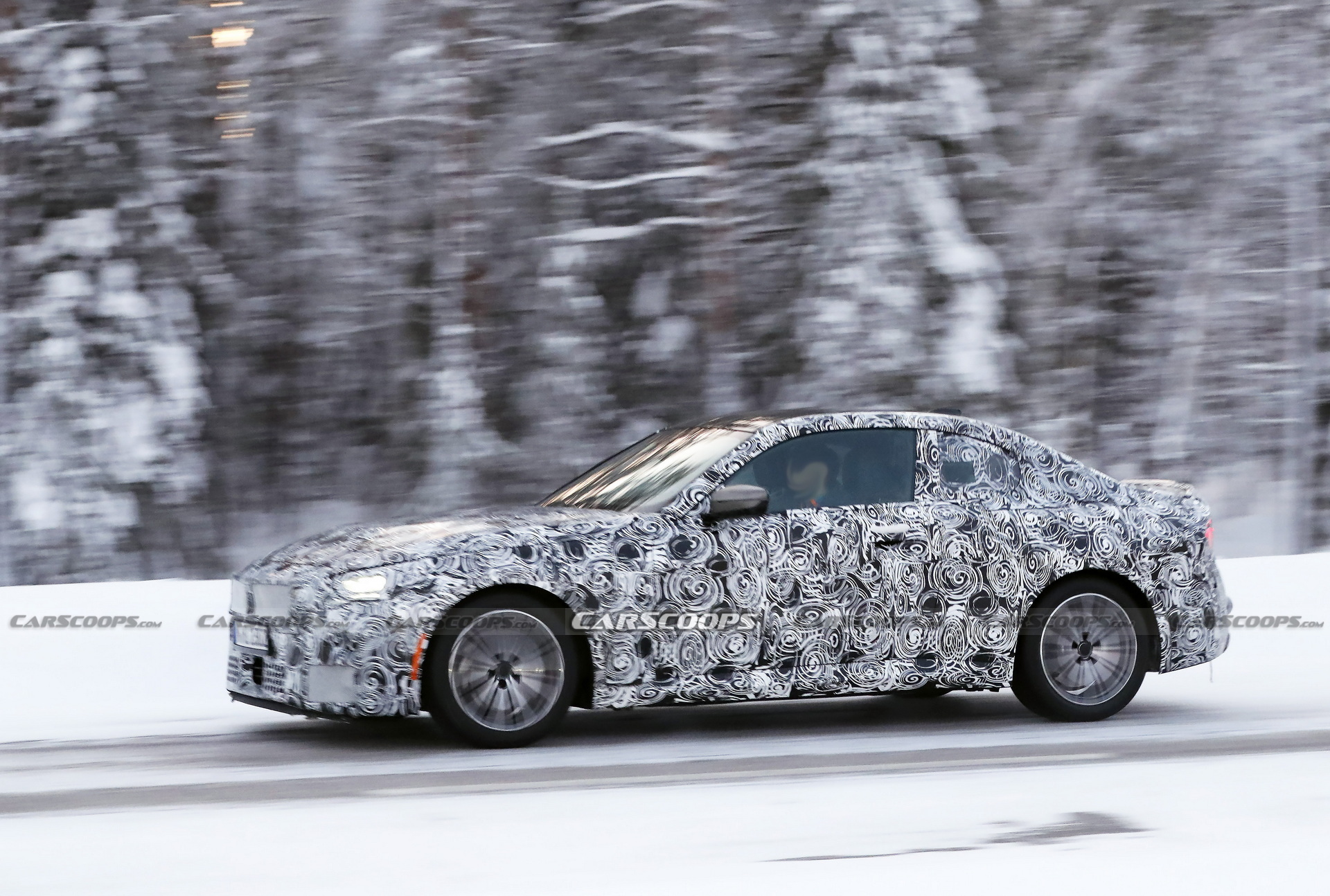 2022 BMW 2-Series Coupe Spied Again Not Giving Away Its Secrets