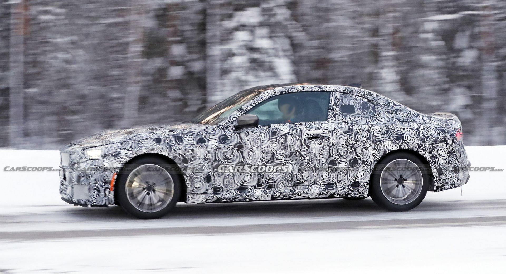 2022 BMW 2-Series Coupe Spied Again Not Giving Away Its Secrets