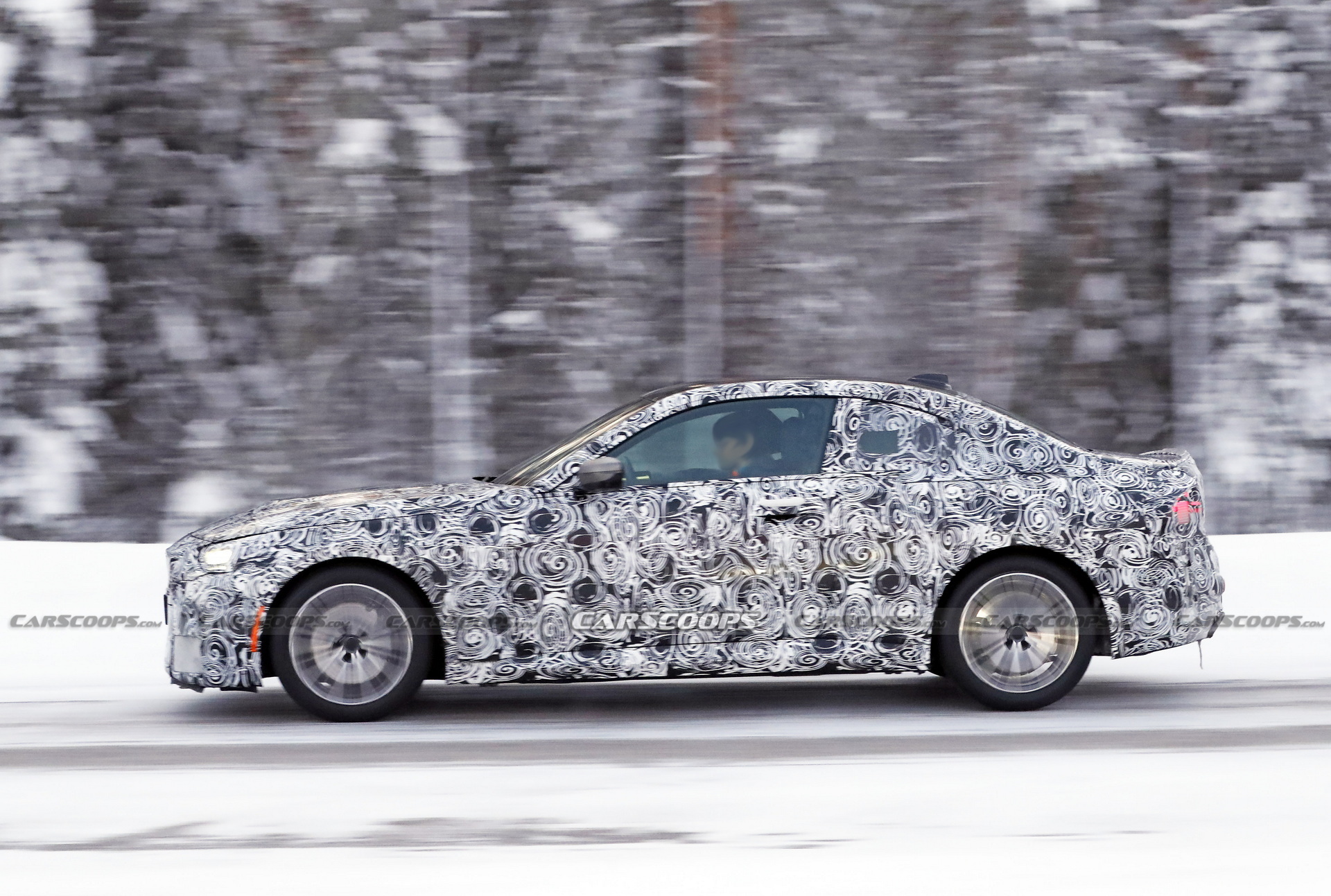 2022 BMW 2-Series Coupe Spied Again Not Giving Away Its Secrets