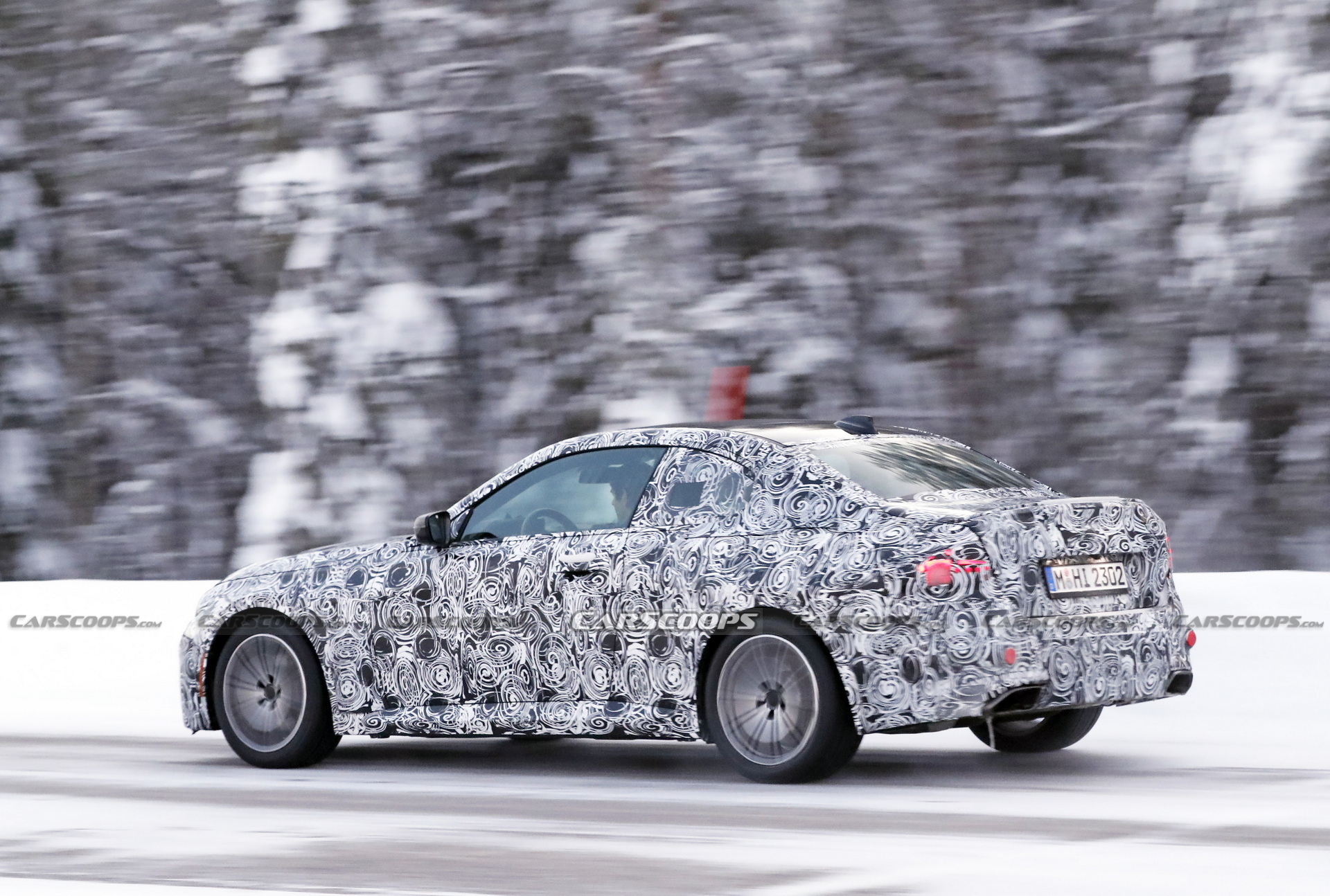 2022 BMW 2-Series Coupe Spied Again Not Giving Away Its Secrets