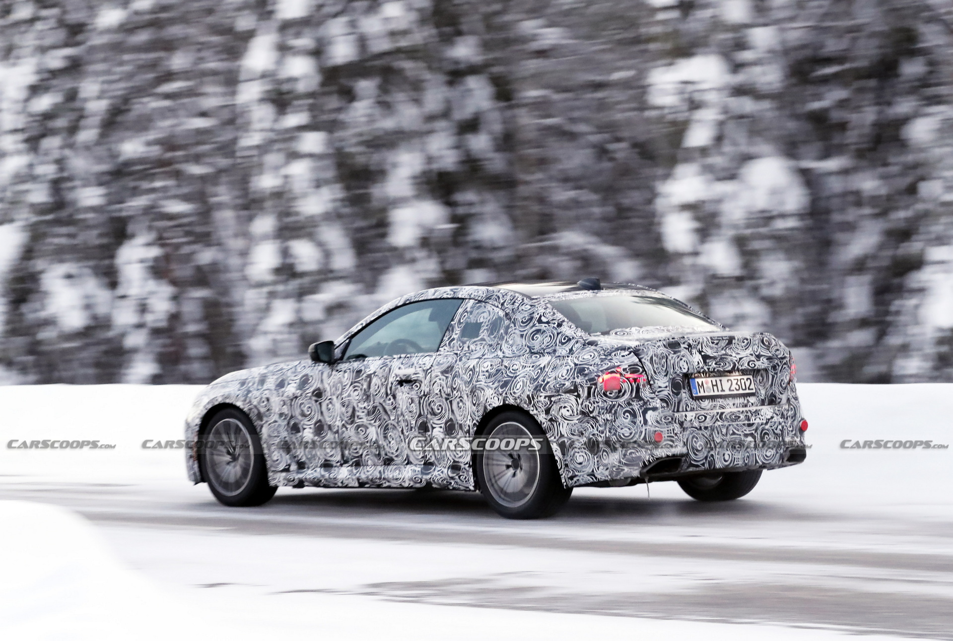 2022 BMW 2-Series Coupe Spied Again Not Giving Away Its Secrets