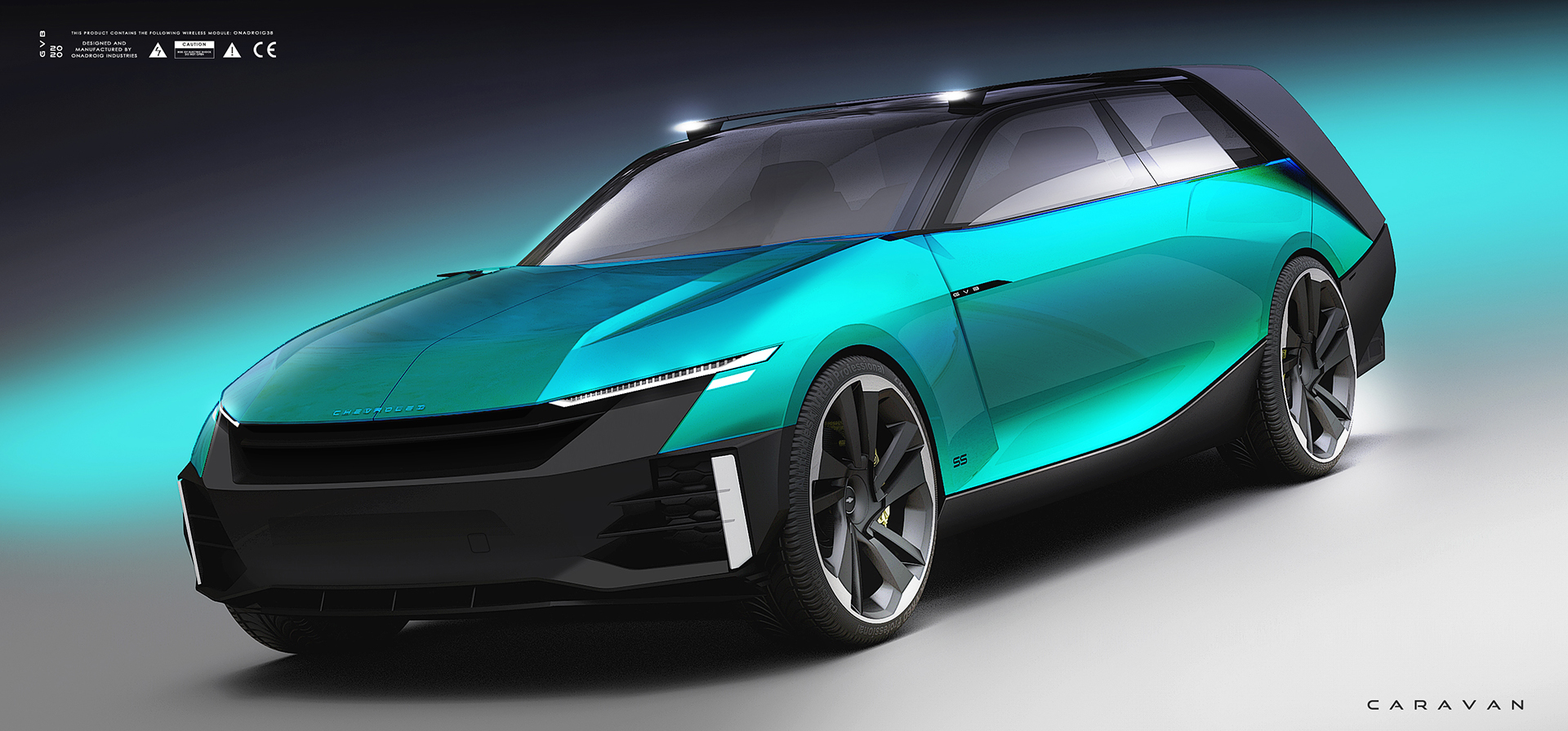 A GM Intern Designed This Chevy Caravan SS, A Modern Coupe-Wagon Study