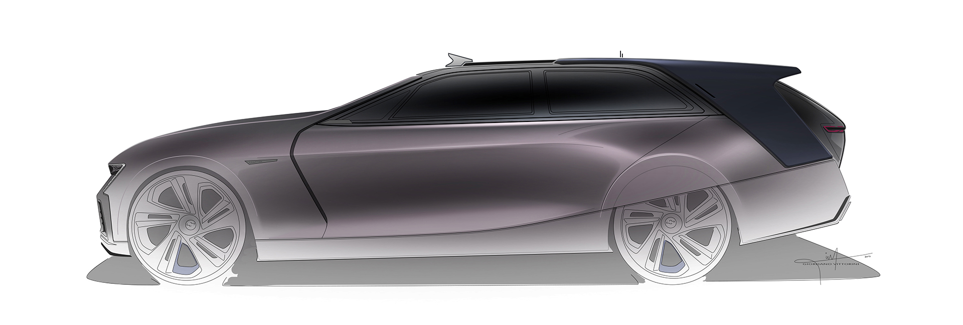 A GM Intern Designed This Chevy Caravan SS, A Modern Coupe-Wagon Study