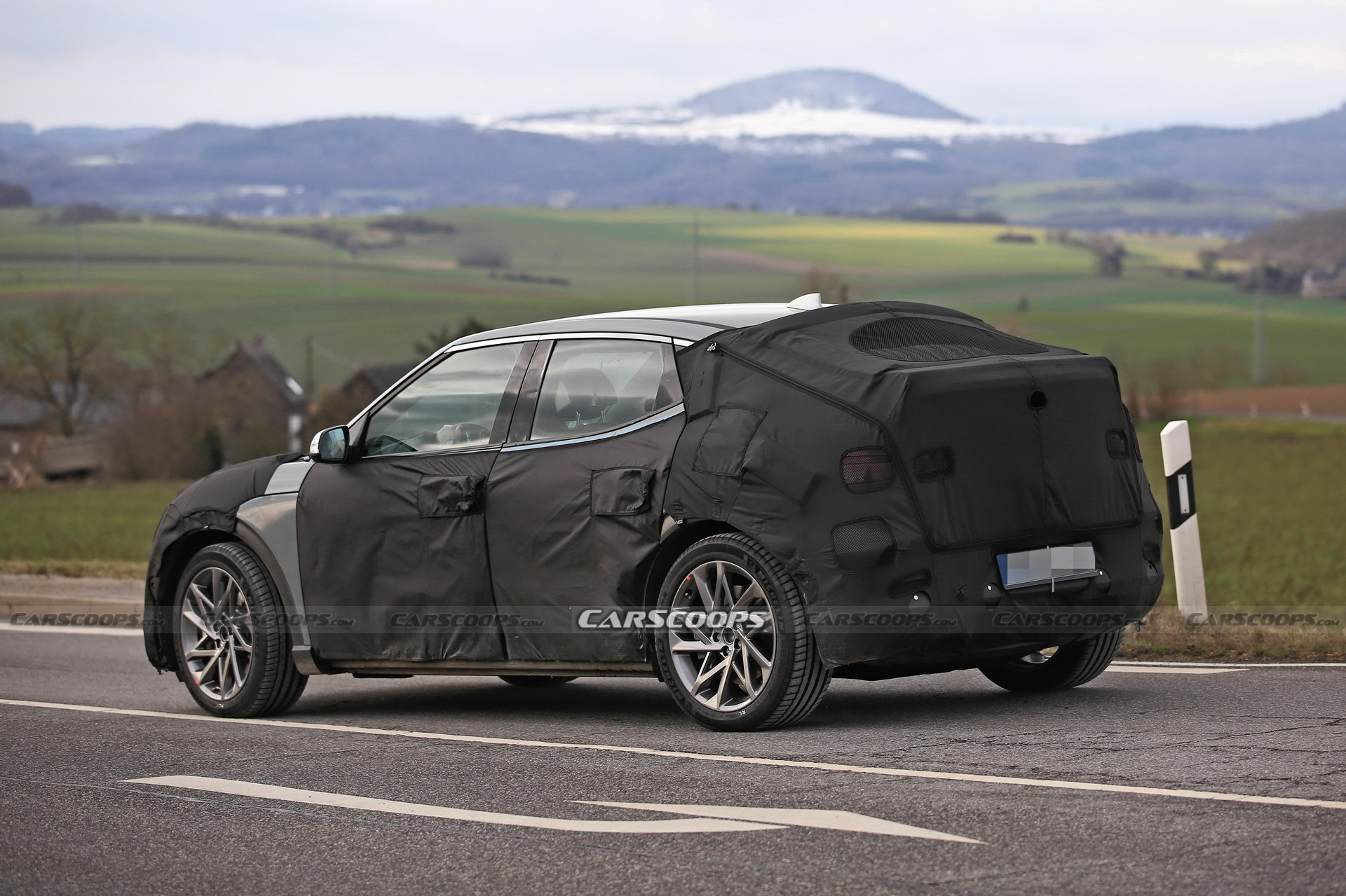 Genesis Spied Testing Its Bespoke Electric Crossover That Will Rival Tesla’s Model Y