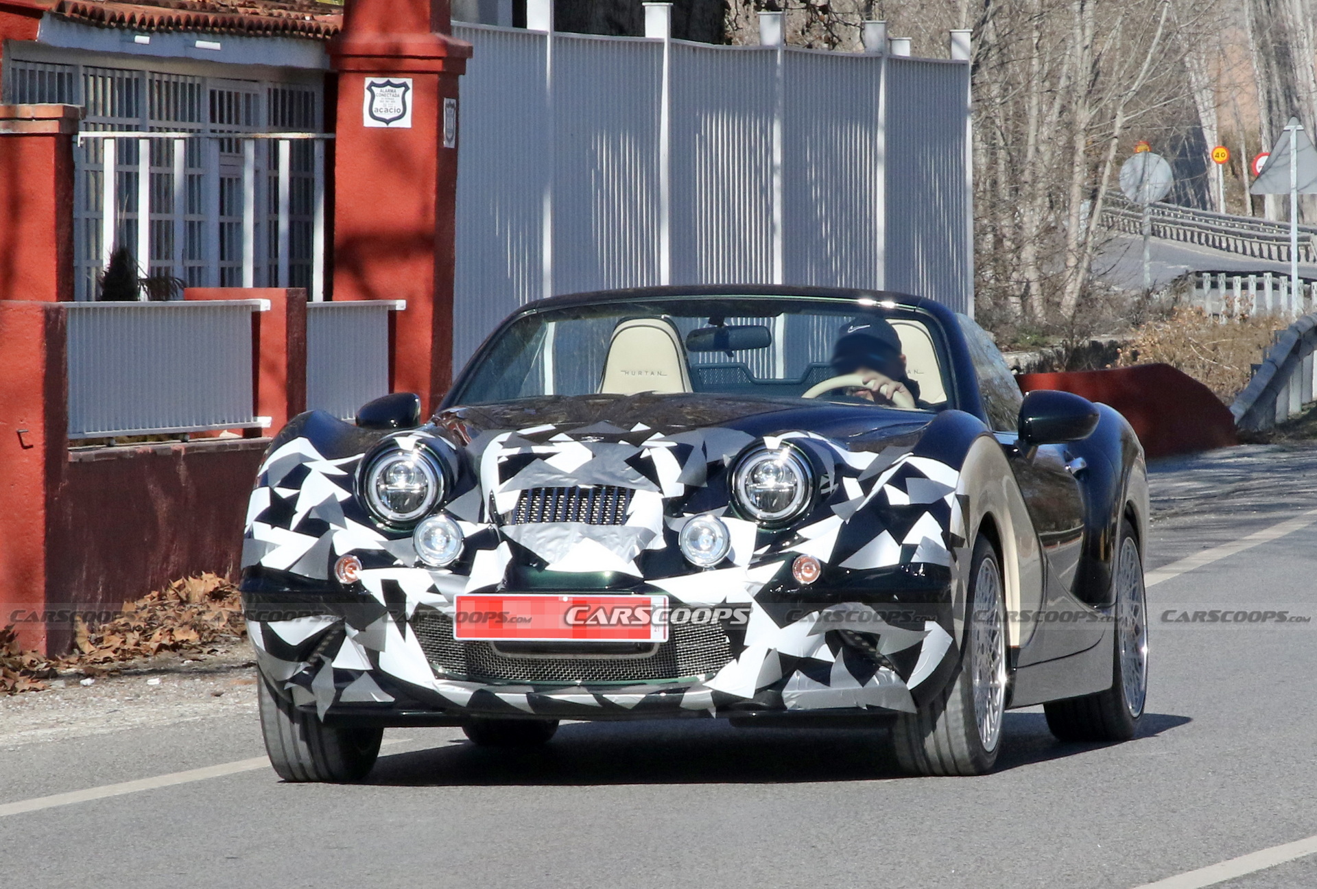 Miata-Based Hurtan Sports Car Now Spied As A Roadster, Too
