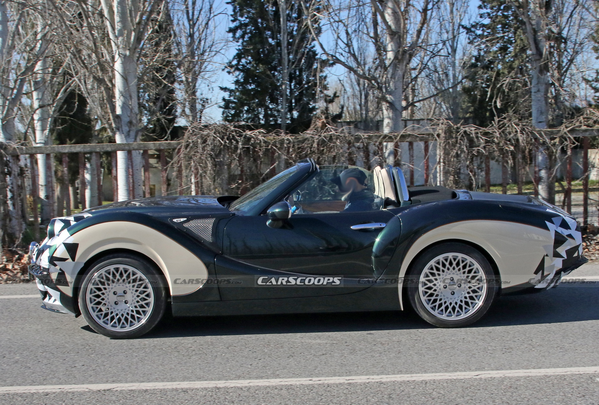 Miata-Based Hurtan Sports Car Now Spied As A Roadster, Too