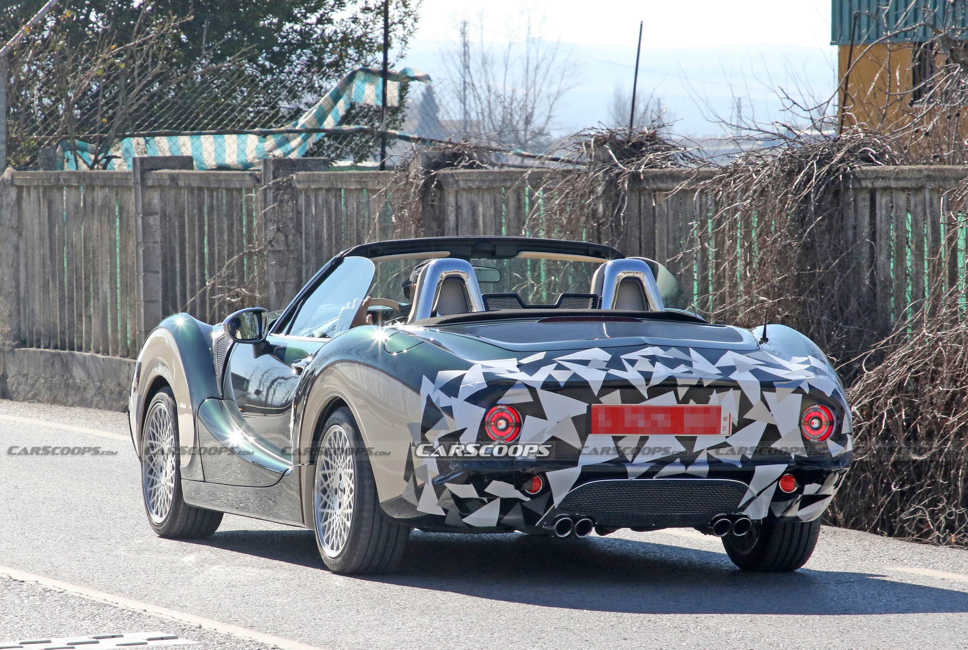 Miata-Based Hurtan Sports Car Now Spied As A Roadster, Too