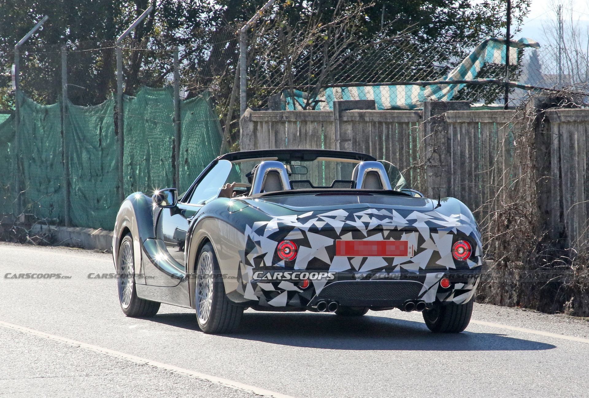Miata-Based Hurtan Sports Car Now Spied As A Roadster, Too